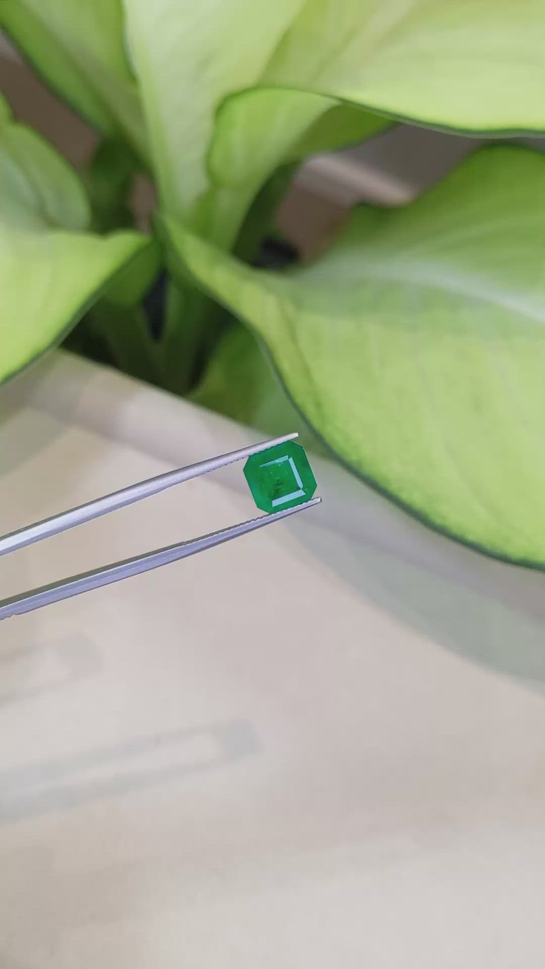 3.73 Ct. Emerald from Afghanistan Size Video