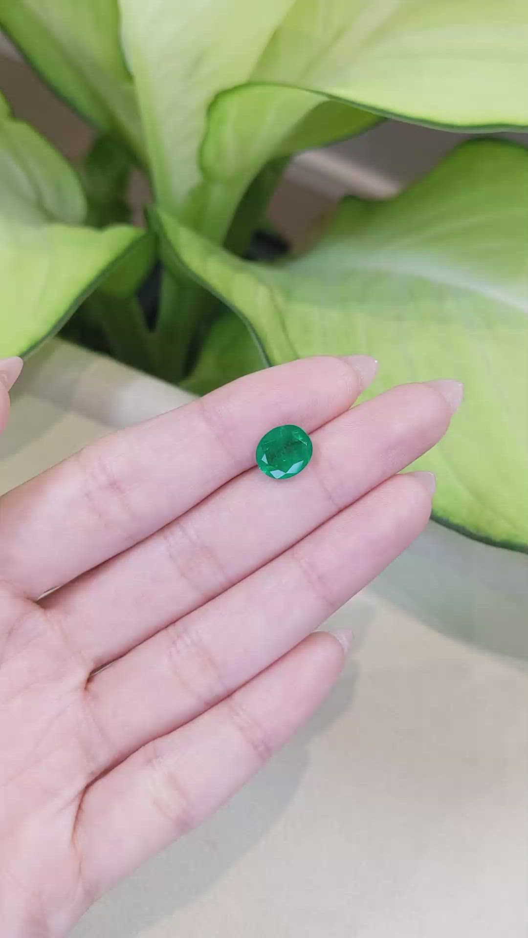 2.18 Ct. Emerald from Afghanistan Size Video