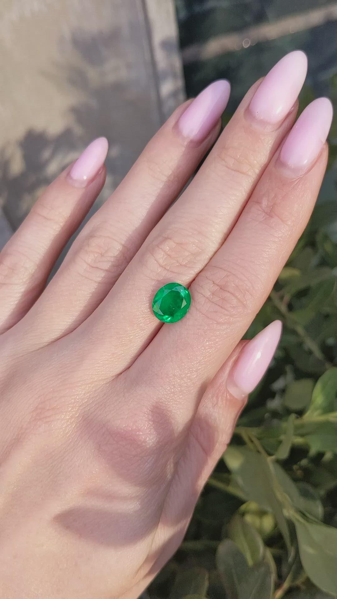 2.18 Ct. Emerald from Afghanistan Size Video