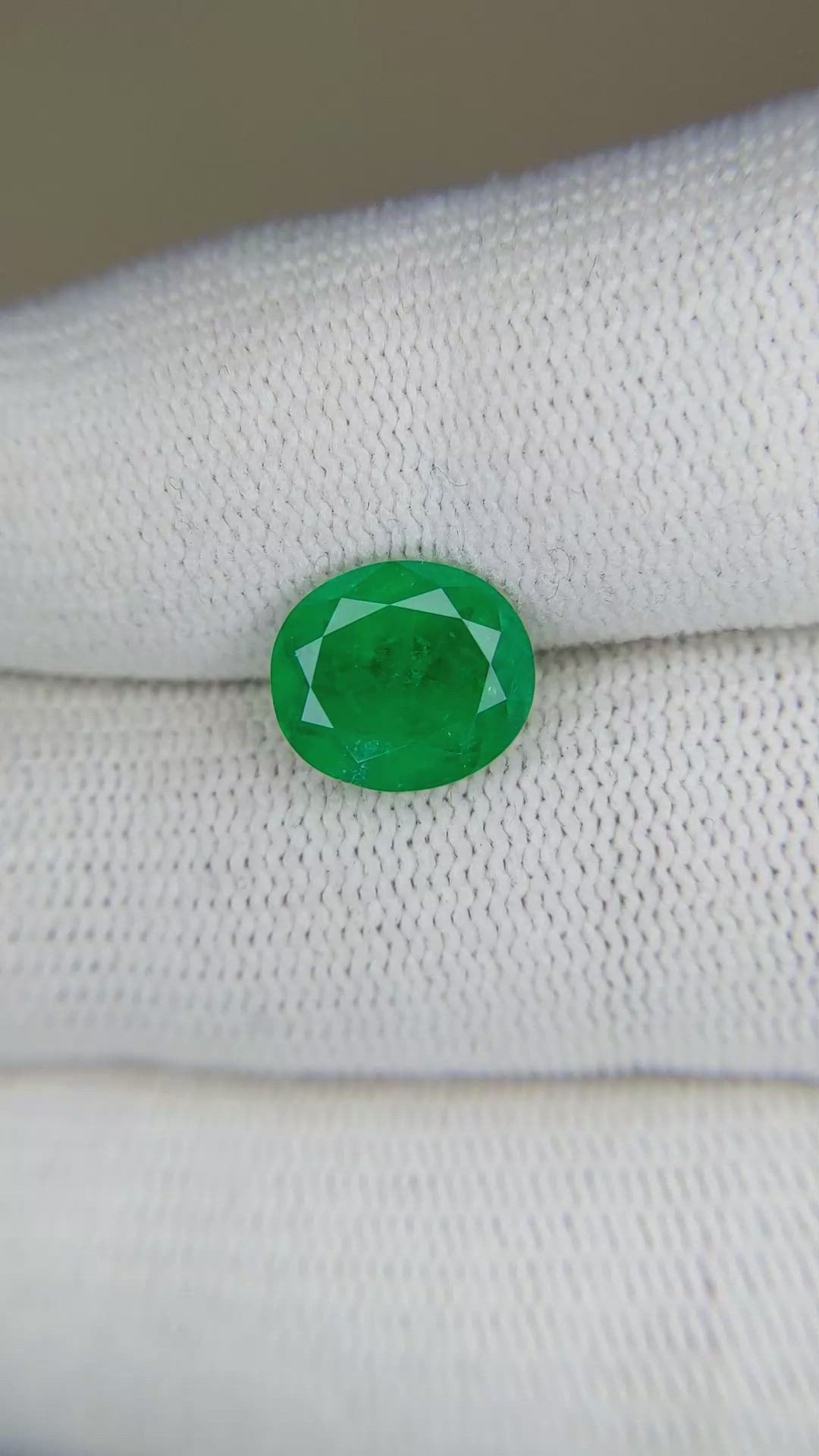 2.18 Ct. Emerald from Afghanistan Size Video