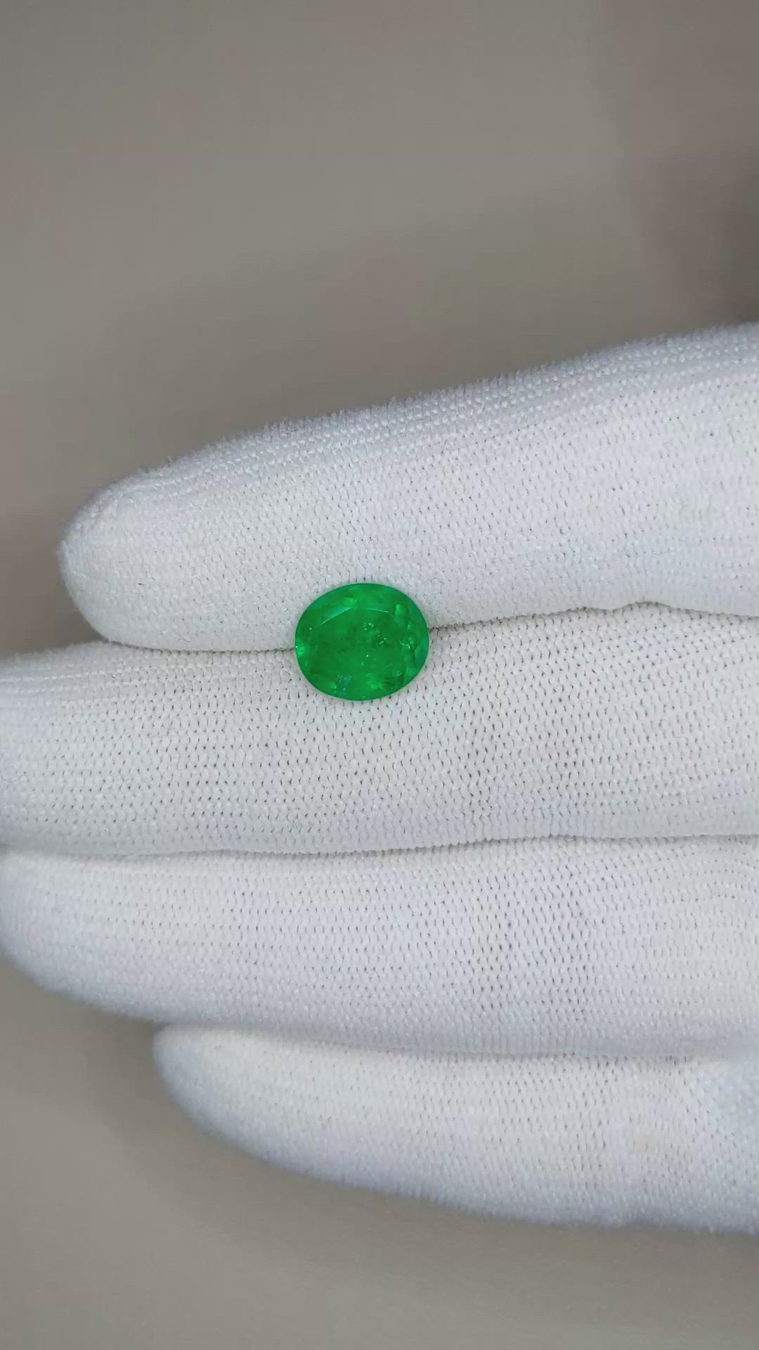 2.18 Ct. Emerald from Afghanistan Size Video