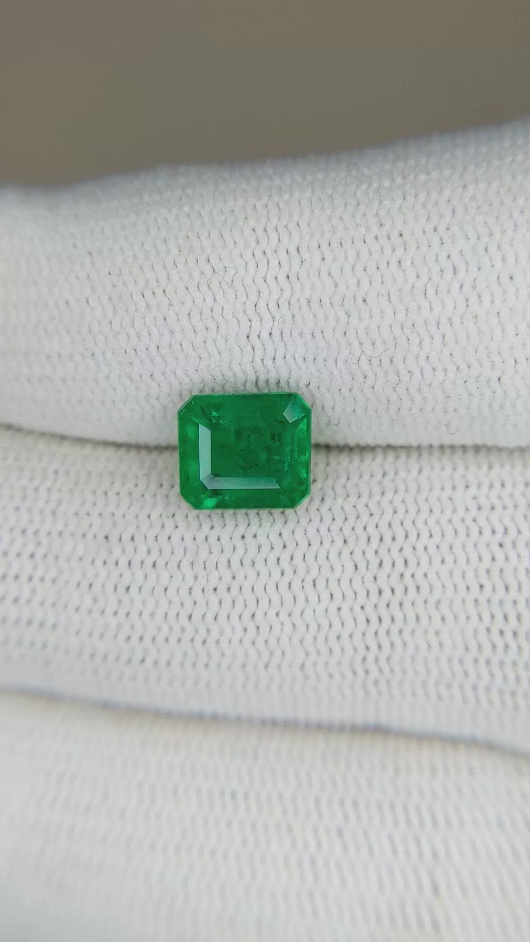 1.82 Ct. Emerald from Zambia Size Video