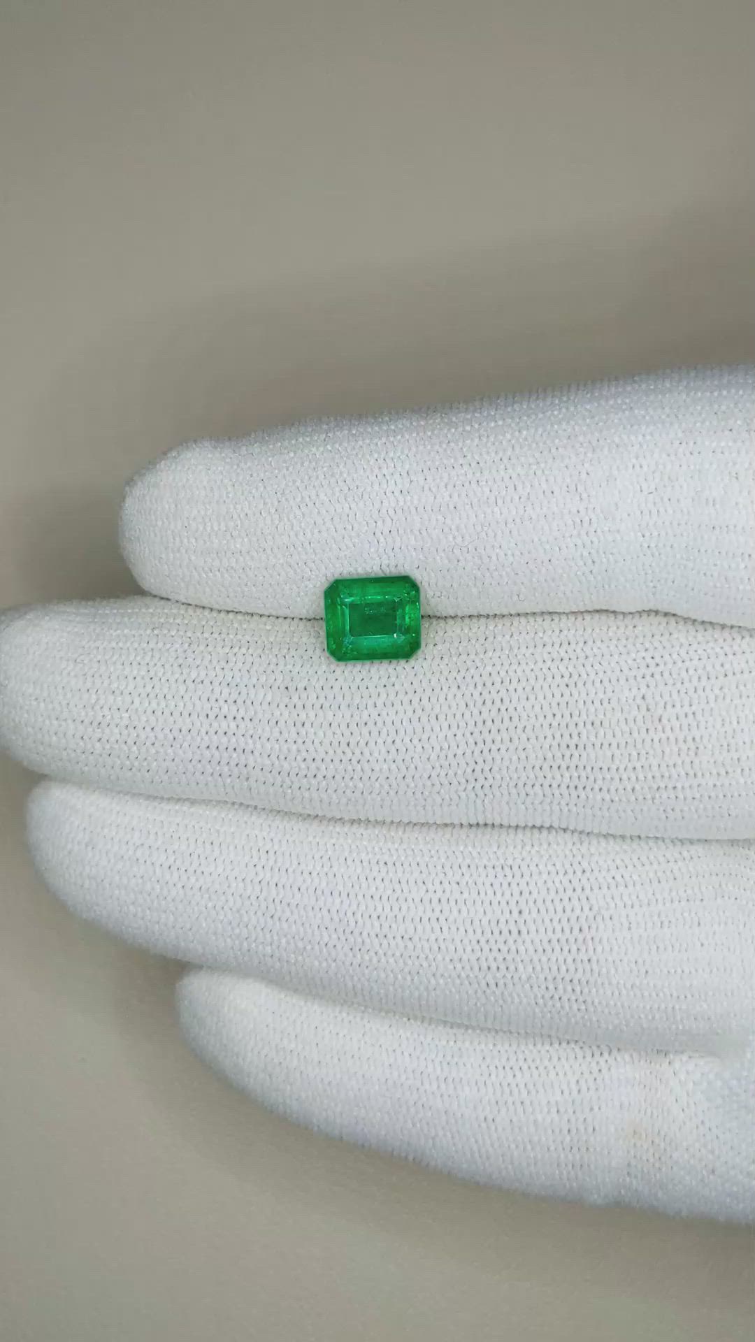 1.82 Ct. Emerald from Zambia Size Video