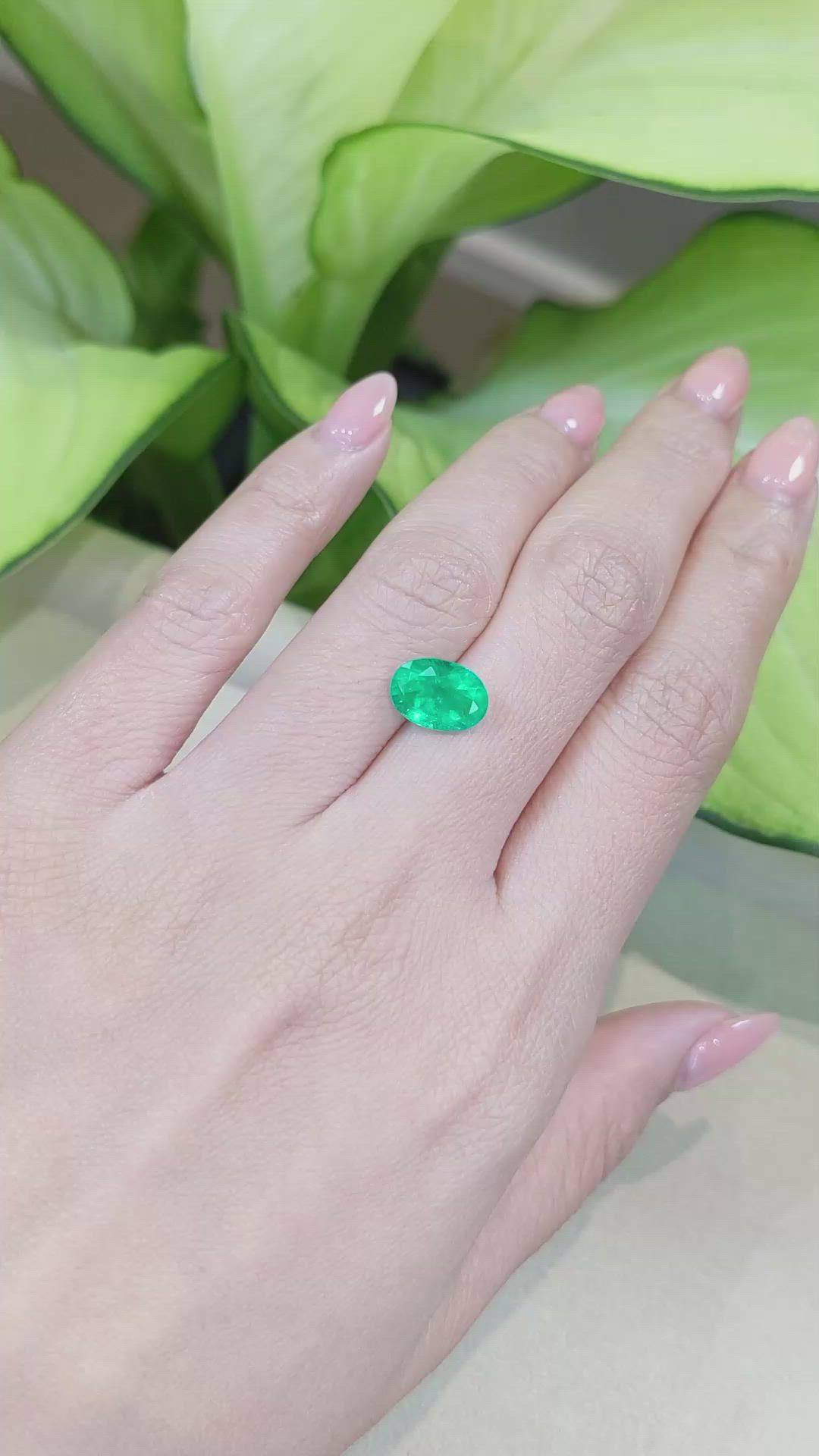 2.41 Ct. Emerald from Afghanistan Size Video
