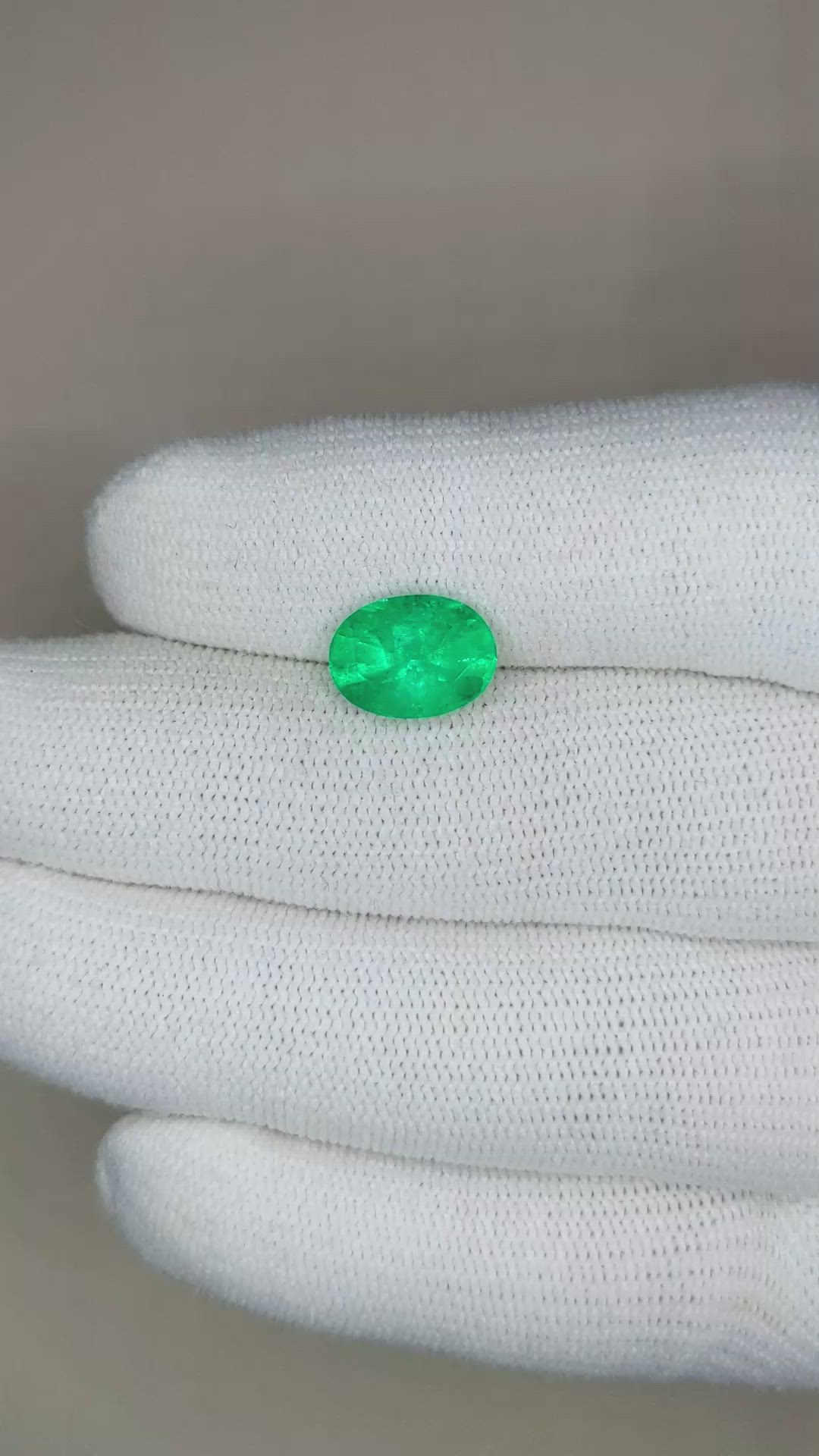 2.41 Ct. Emerald from Afghanistan Size Video