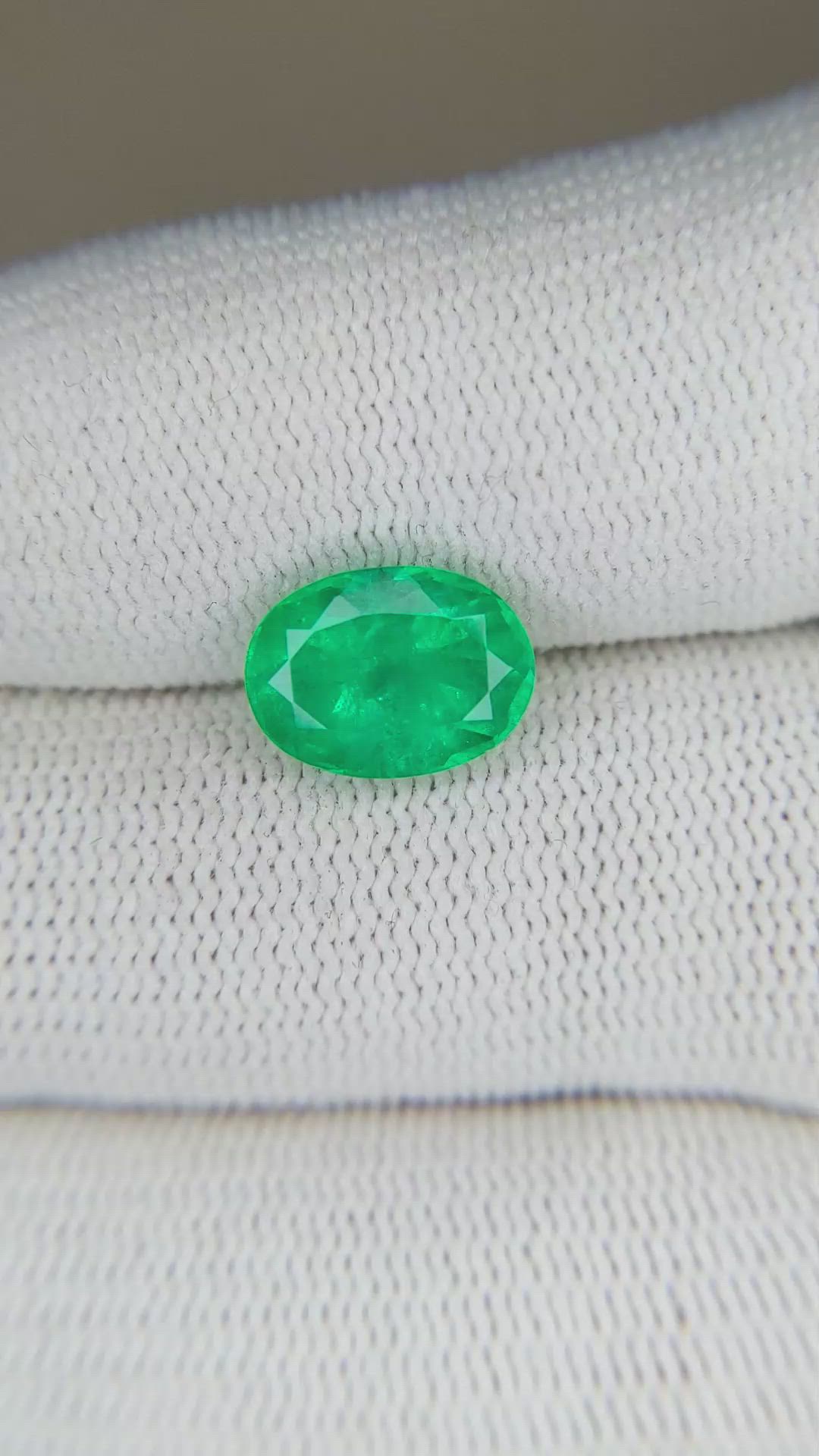 2.41 Ct. Emerald from Afghanistan Size Video