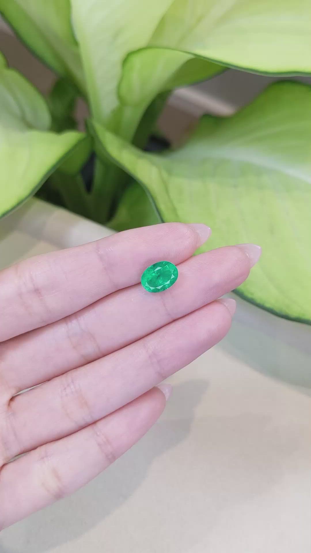 2.41 Ct. Emerald from Afghanistan Size Video