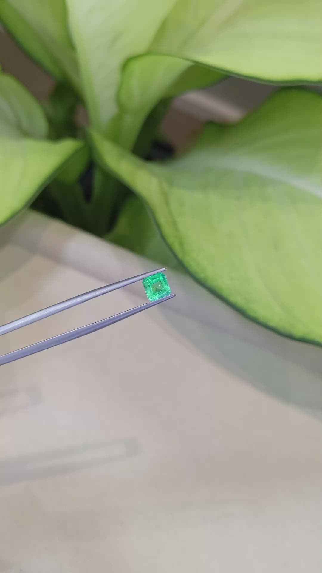 0.92 Ct. Emerald from Afghanistan Size Video