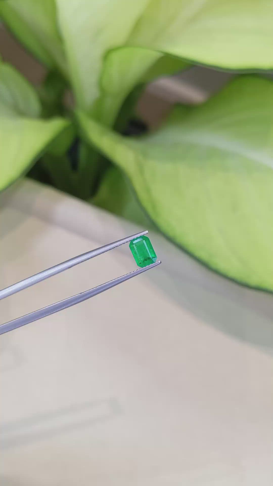 0.69 Ct. Emerald from Afghanistan Size Video