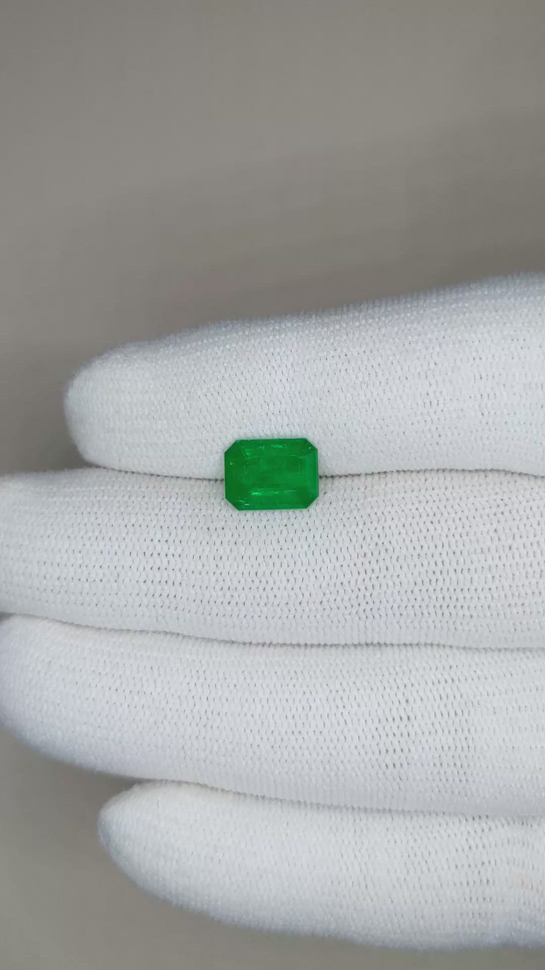 1.74 Ct. Emerald from Afghanistan Size Video