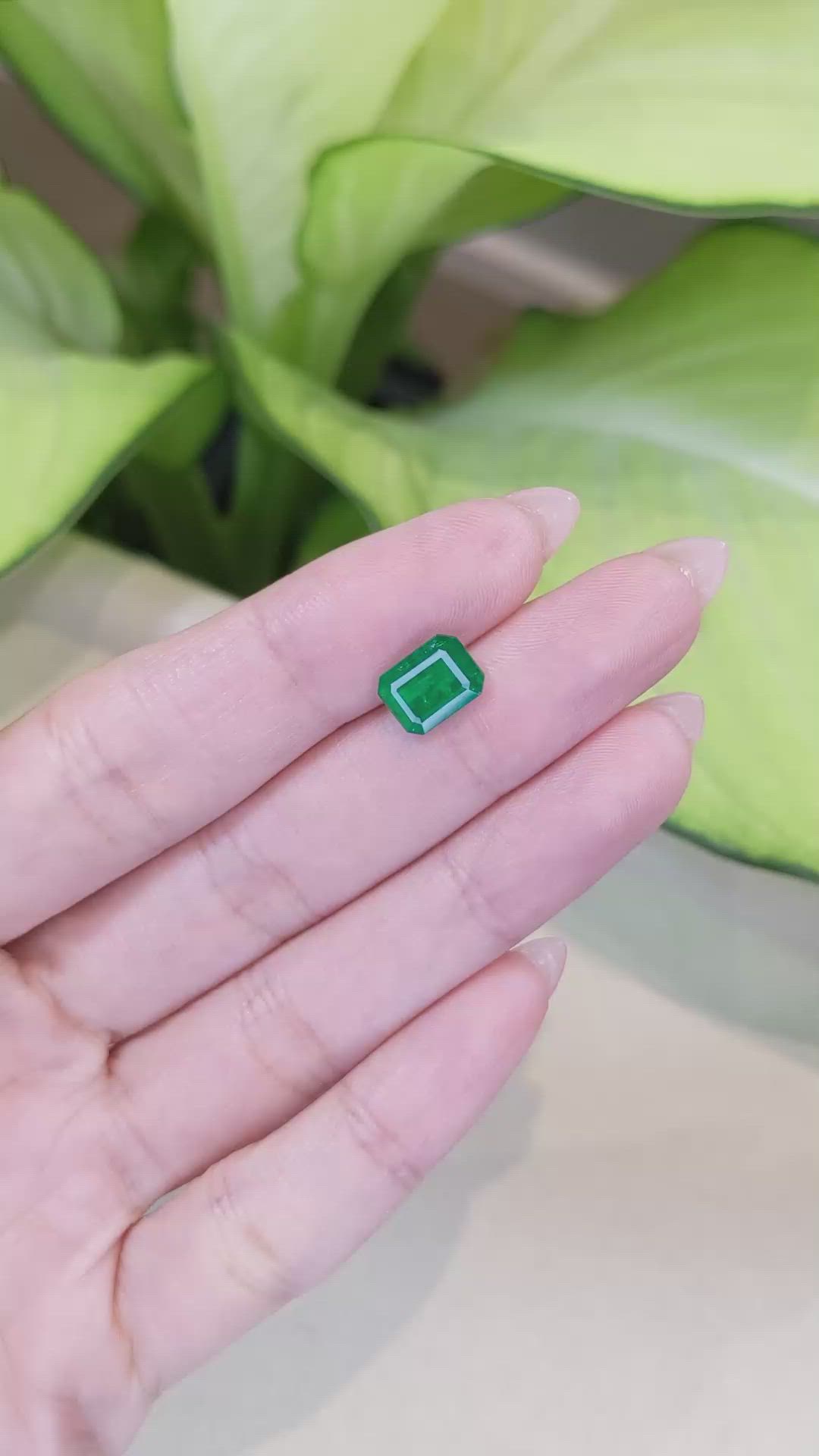 1.74 Ct. Emerald from Afghanistan Size Video