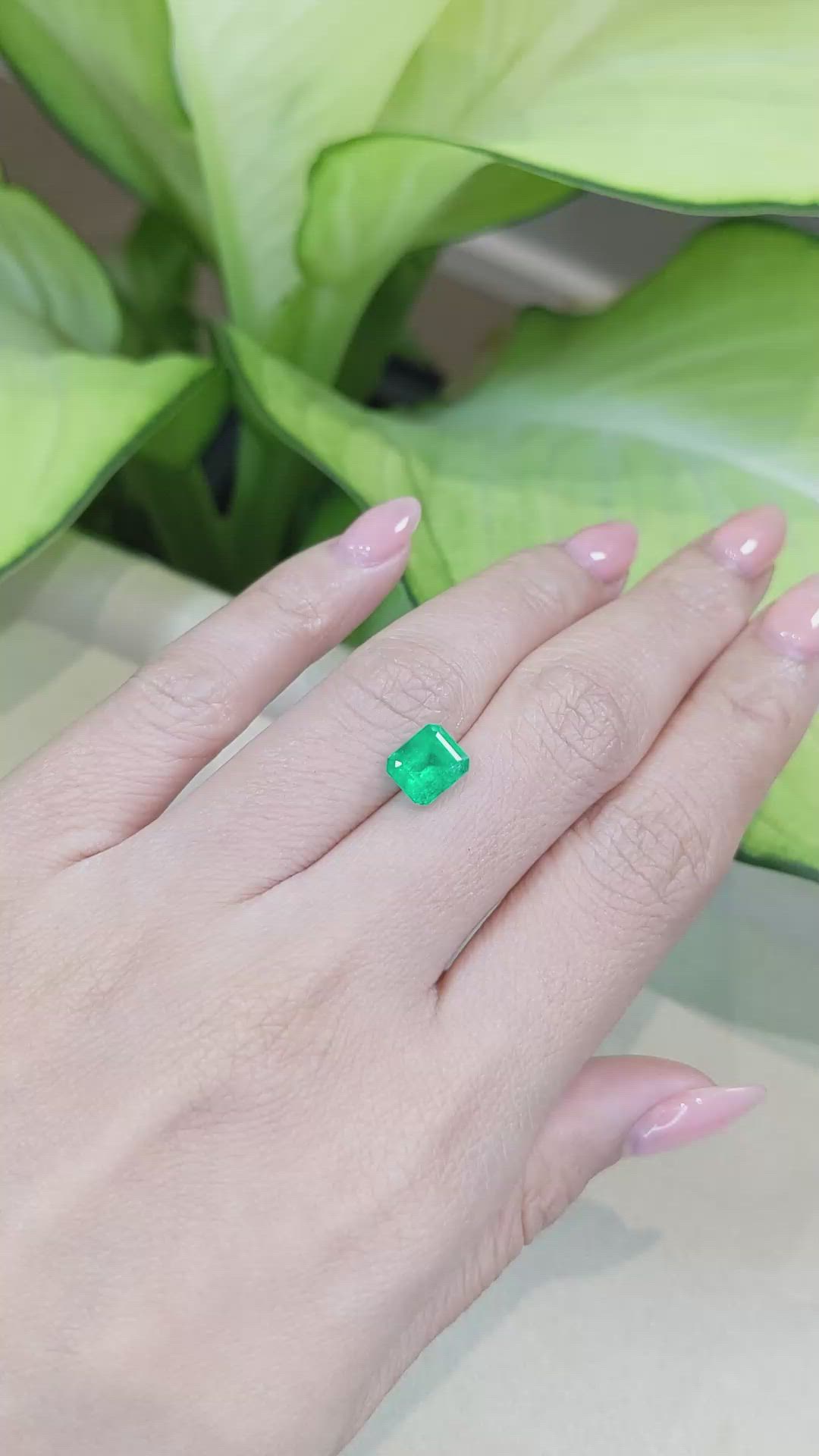 1.68 Ct. Emerald from Colombia Size Video