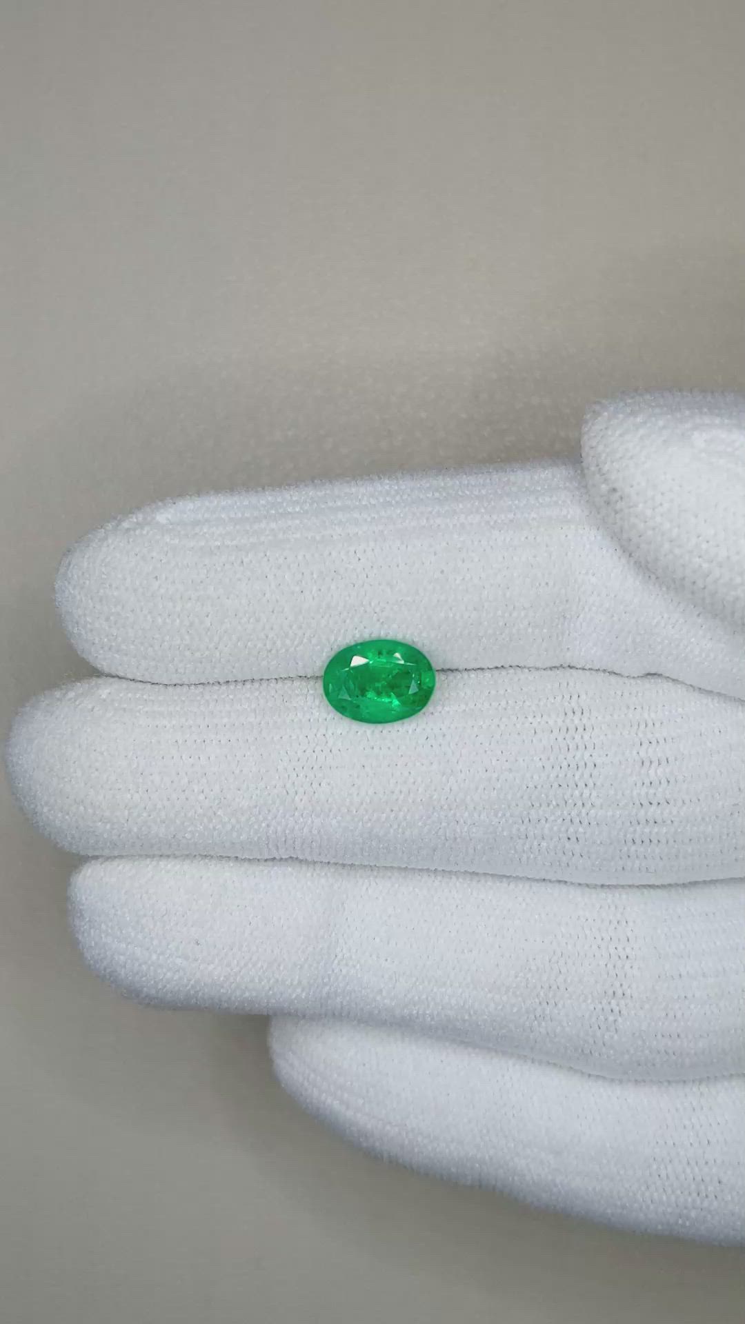 1.16 Ct. Emerald from Afghanistan Size Video