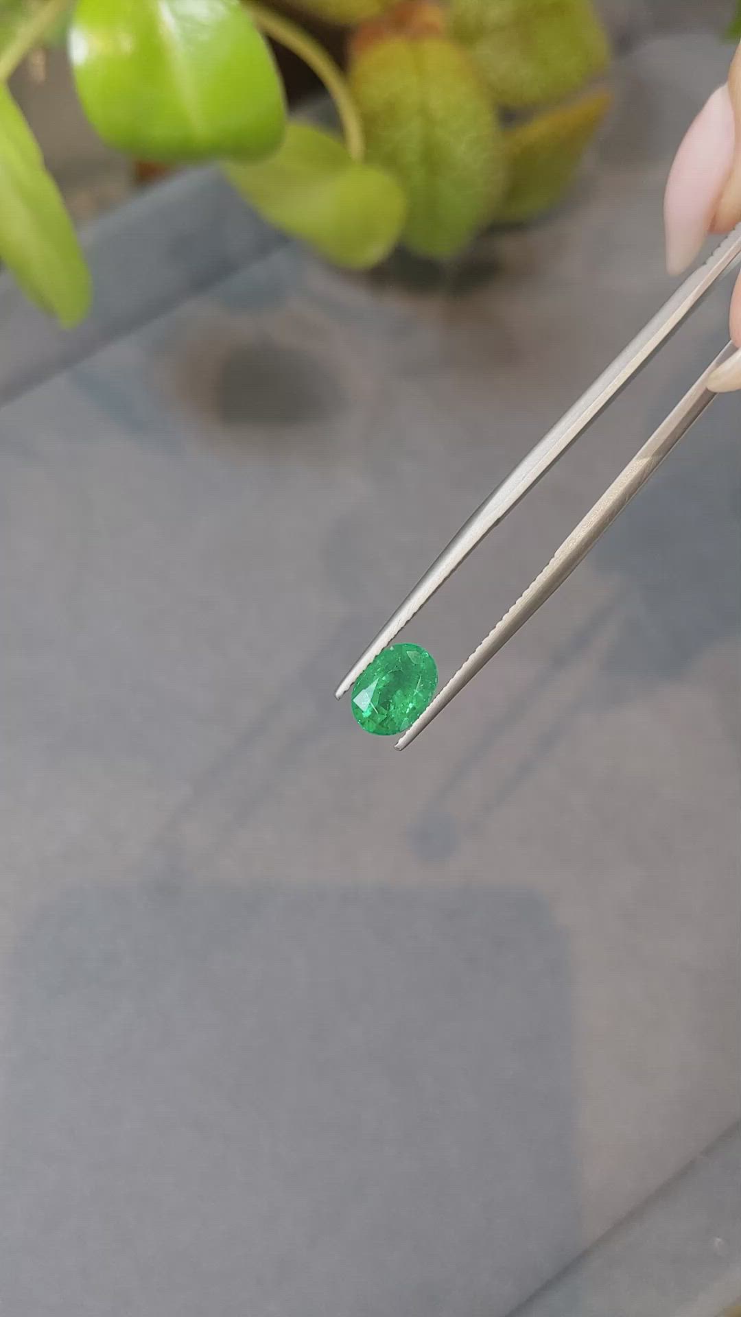 1.16 Ct. Emerald from Afghanistan Size Video