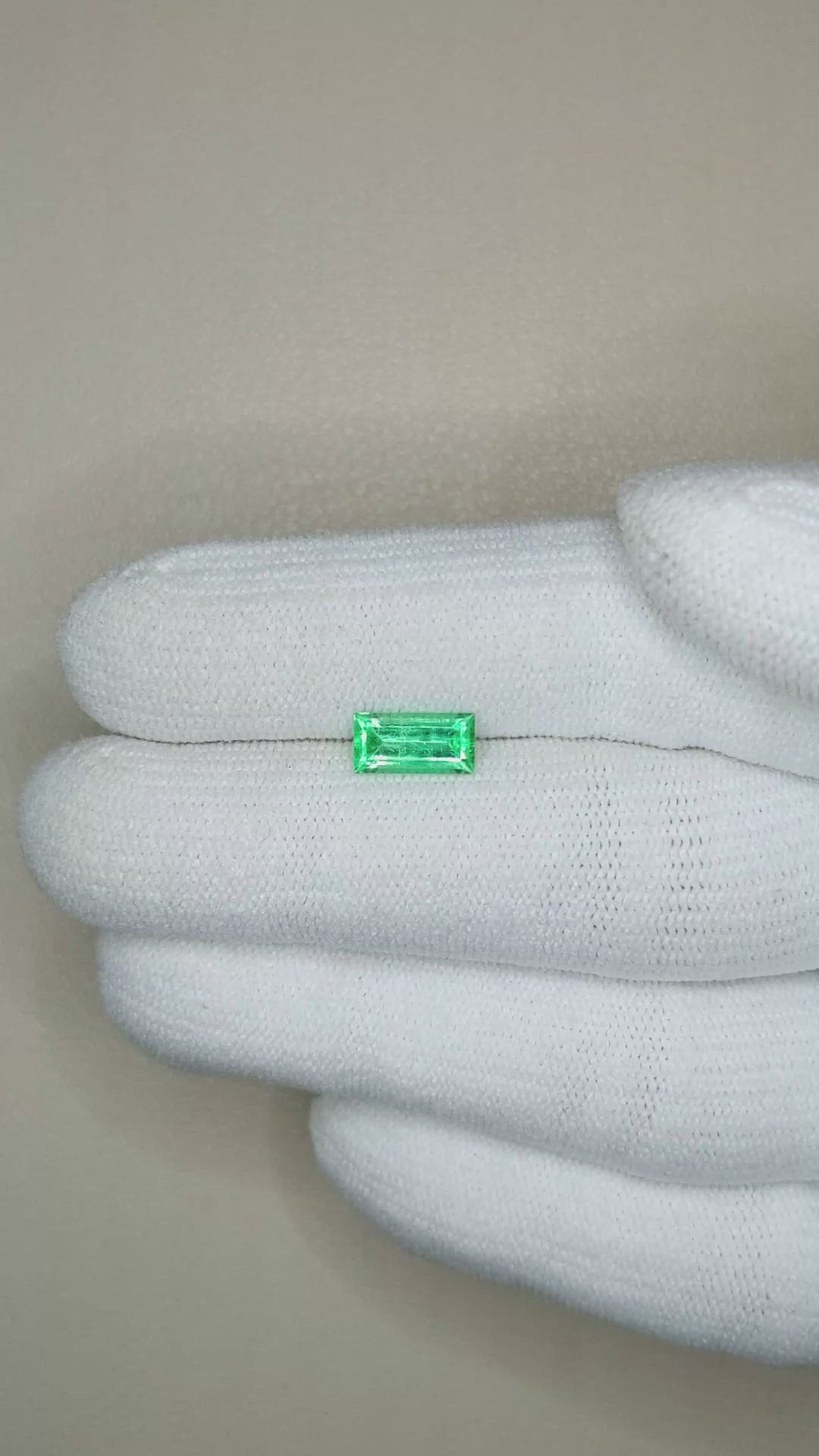 0.82 Ct. Emerald from Afghanistan Size Video