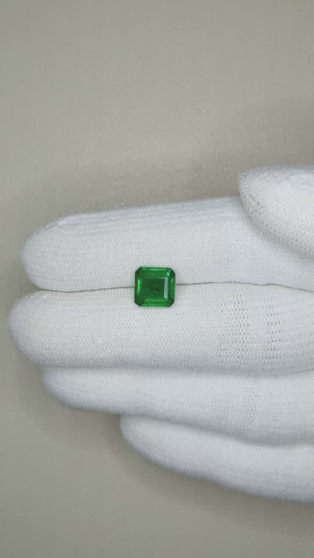 1.58 Ct. Emerald from Afghanistan Size Video