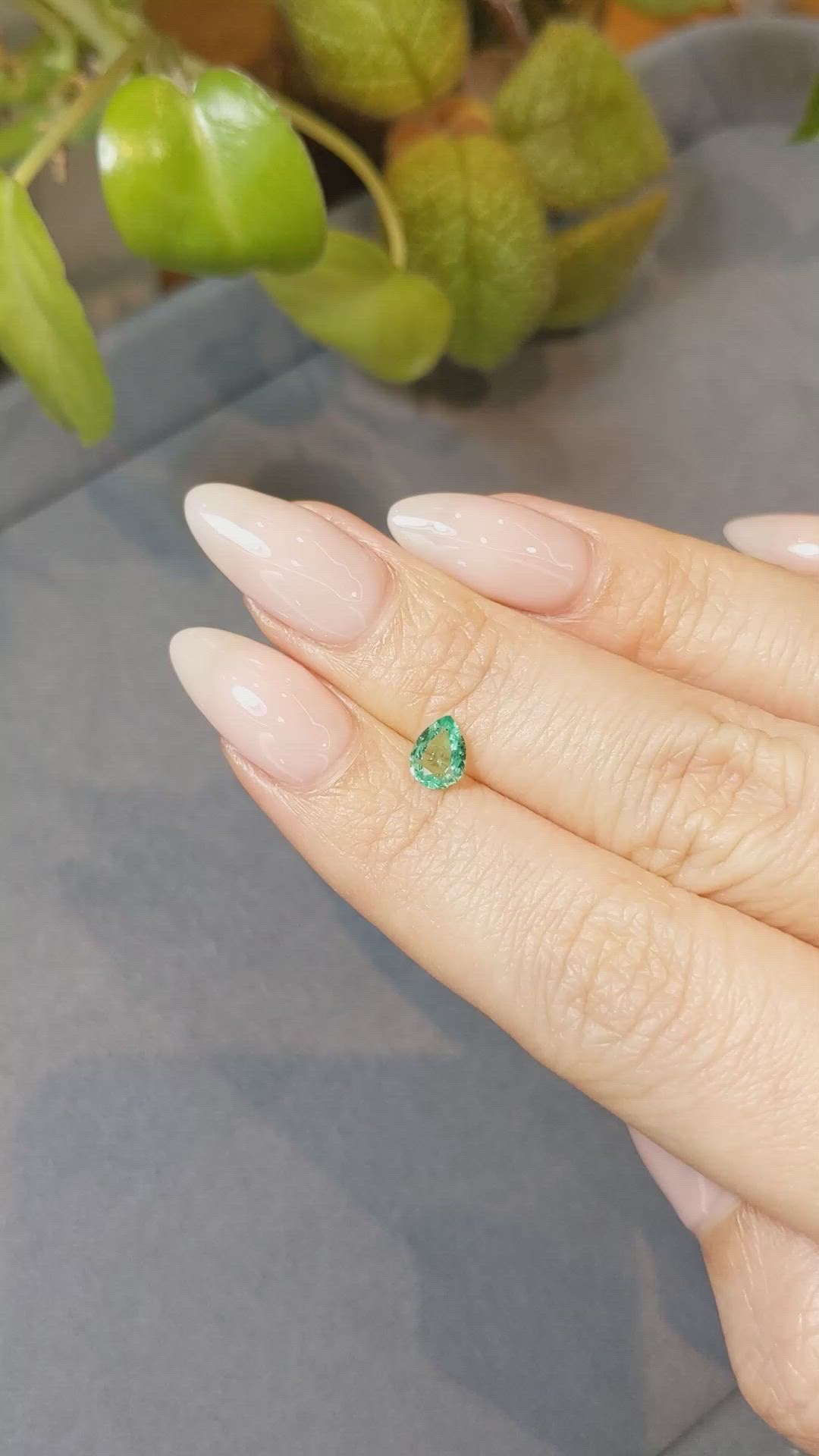 0.43 Ct. Emerald from Afghanistan Size Video