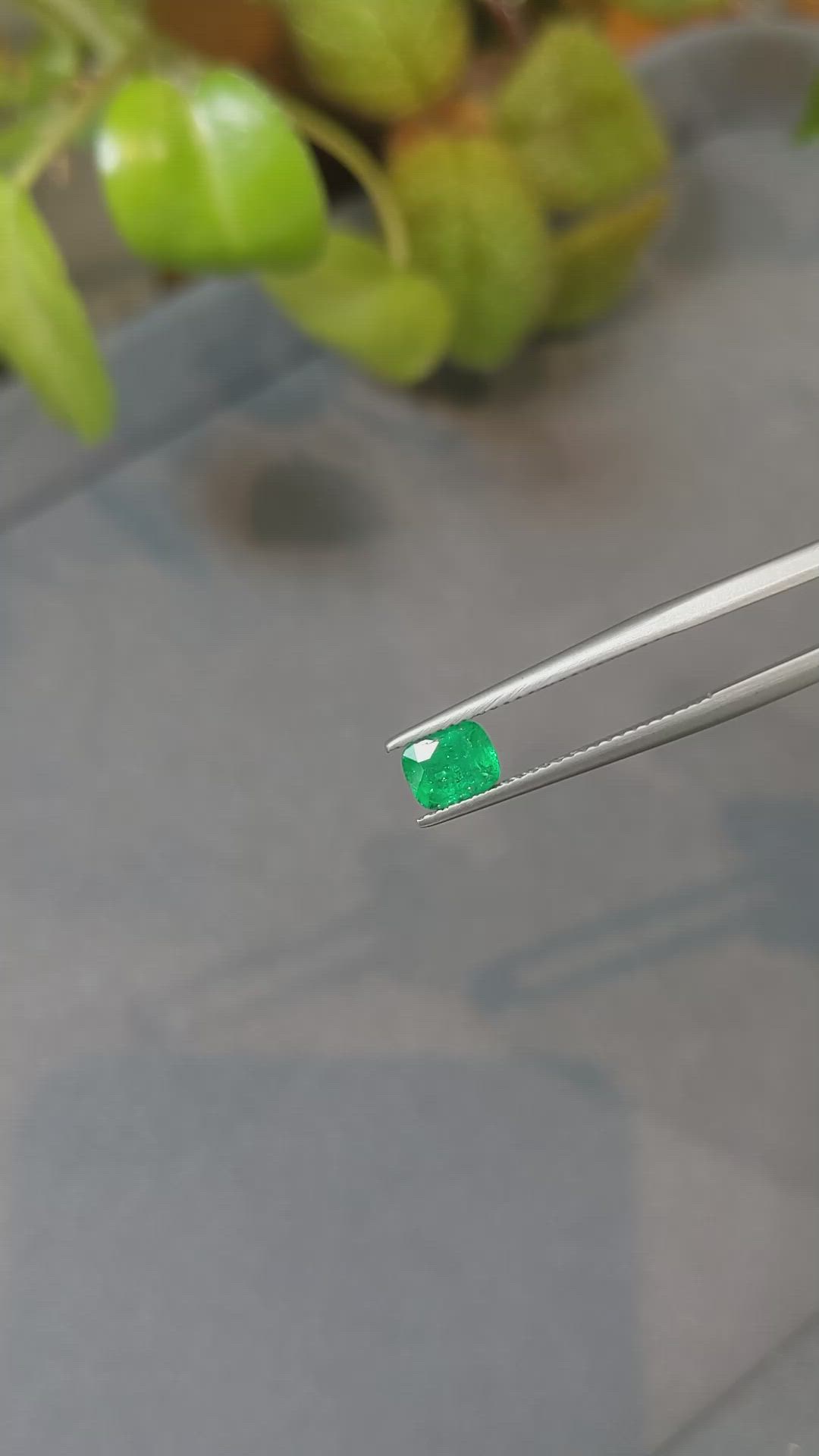 0.66 Ct. Emerald from Afghanistan Size Video