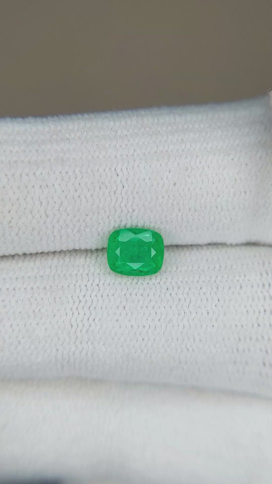 0.66 Ct. Emerald from Afghanistan Size Video