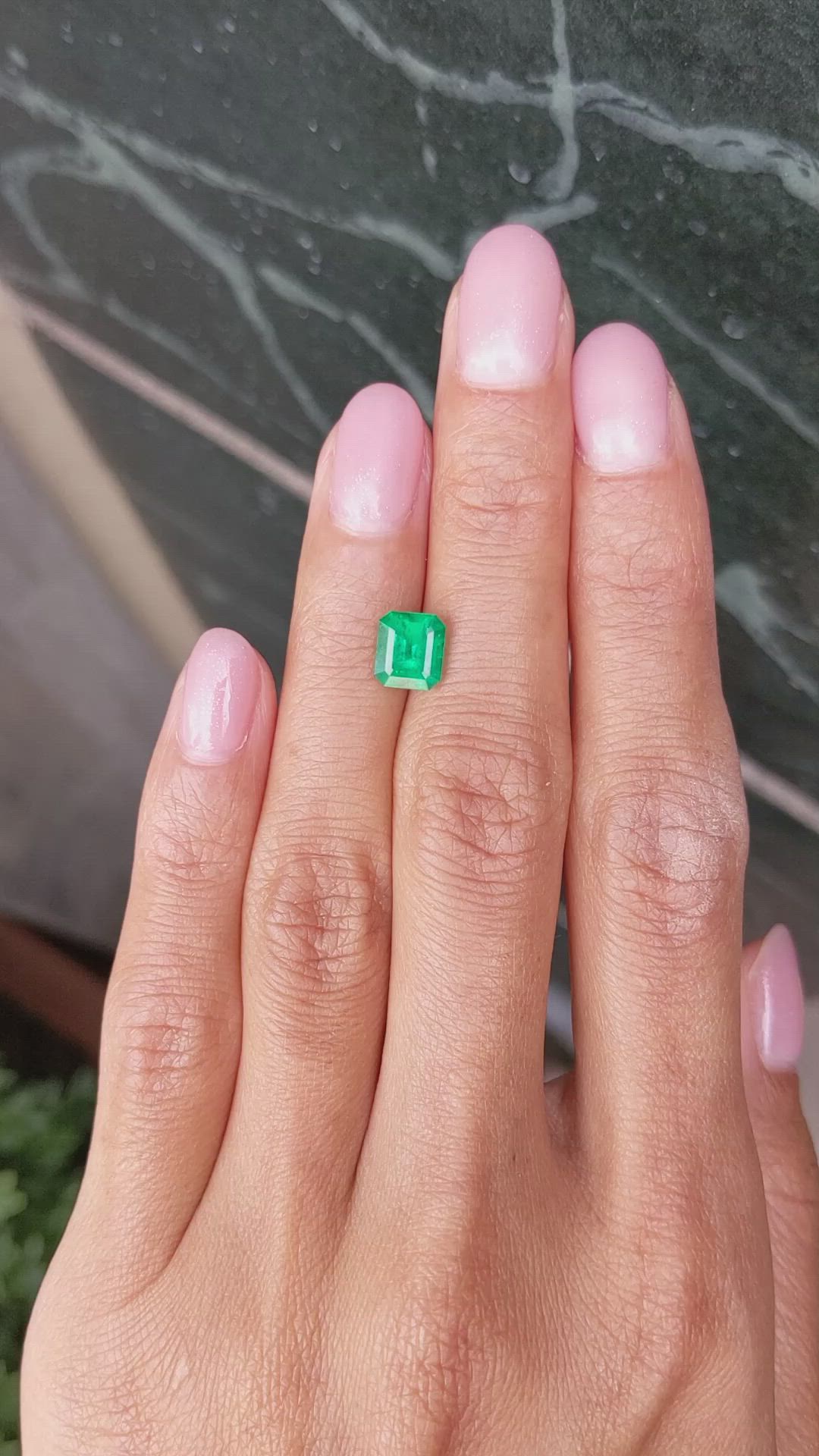 1.36 Ct. Emerald from Colombia Size Video