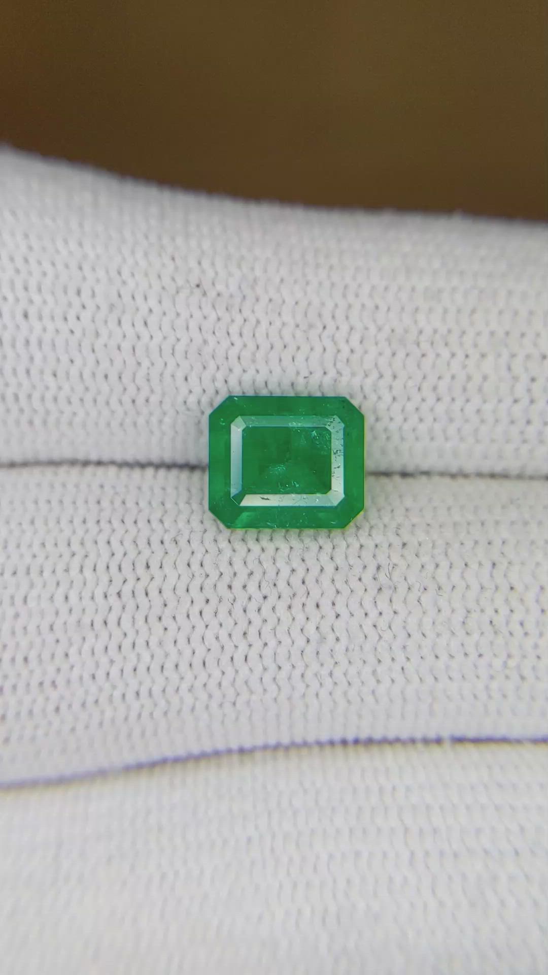 2.09 Ct. Emerald from Colombia Size Video