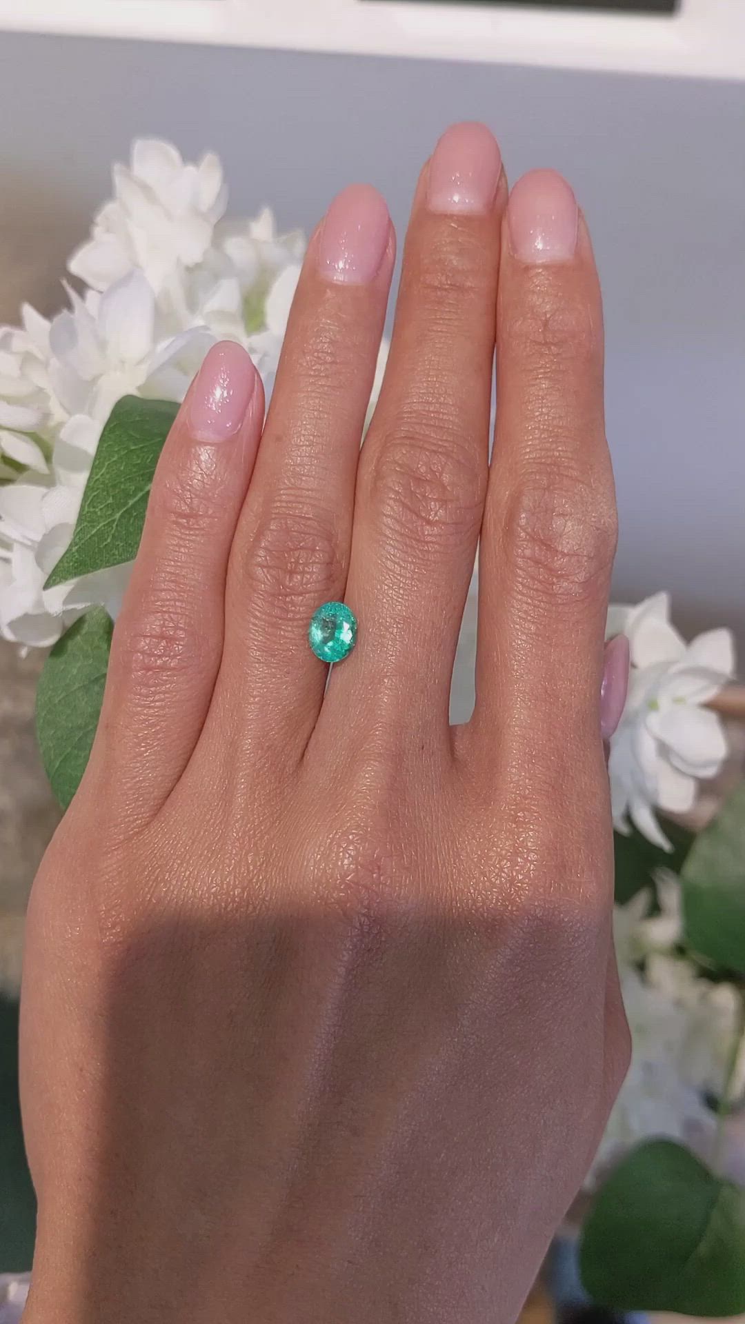 1.06 Ct. Emerald from Colombia Size Video