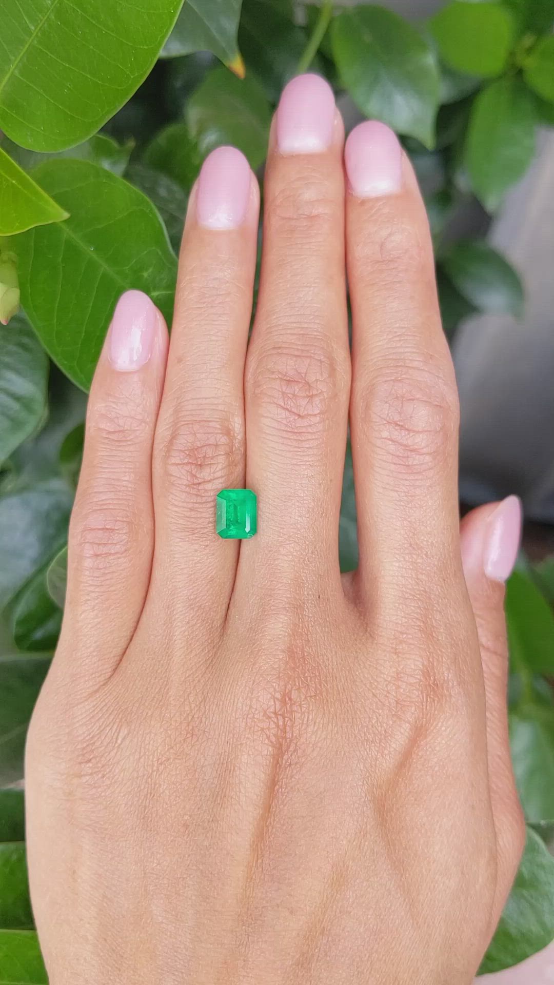 1.48 Ct. Emerald from Colombia Size Video