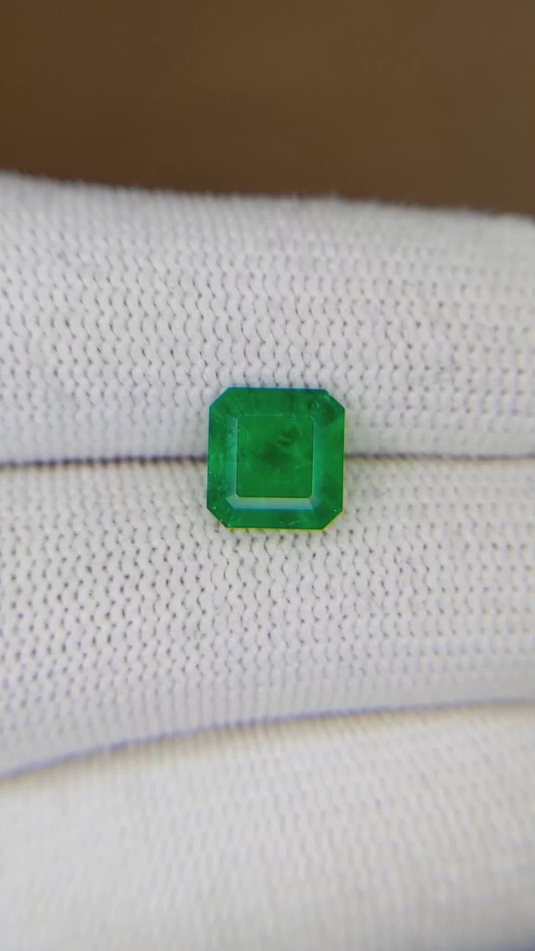 1.56 Ct. Emerald from Colombia Size Video