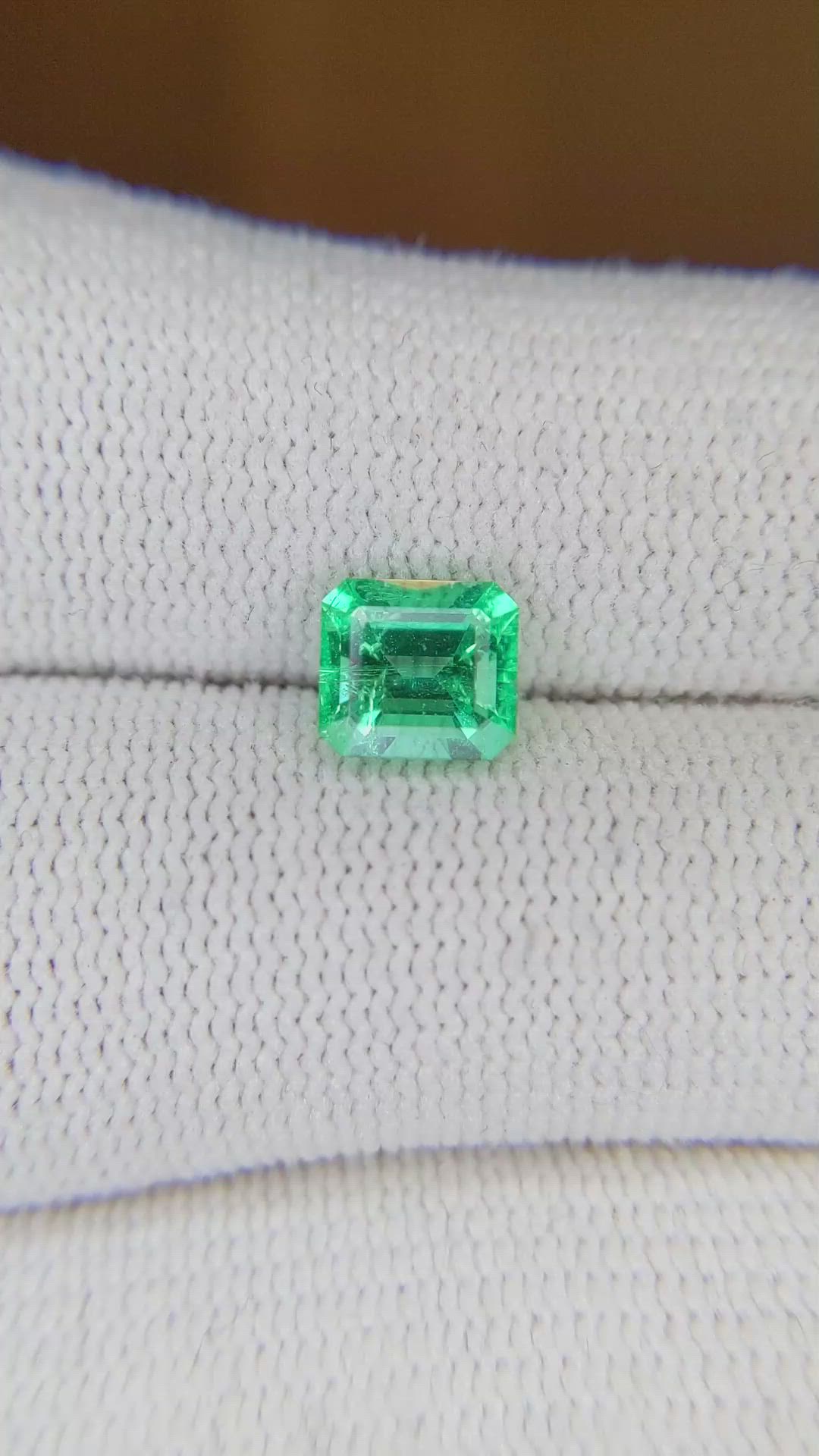1.13 Ct. Emerald from Colombia Size Video