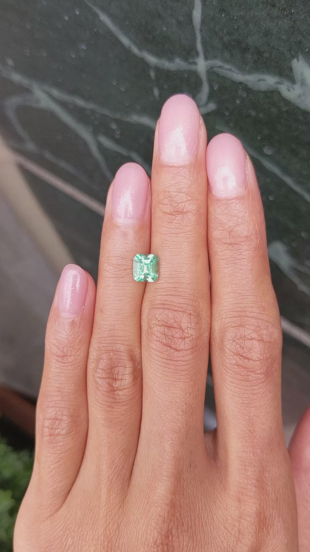 1.12 Ct. Emerald from Colombia Size Video