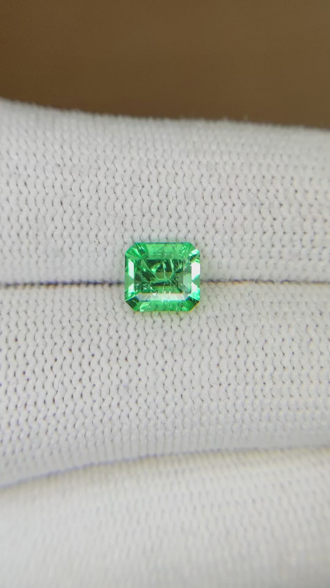 1.12 Ct. Emerald from Colombia Size Video