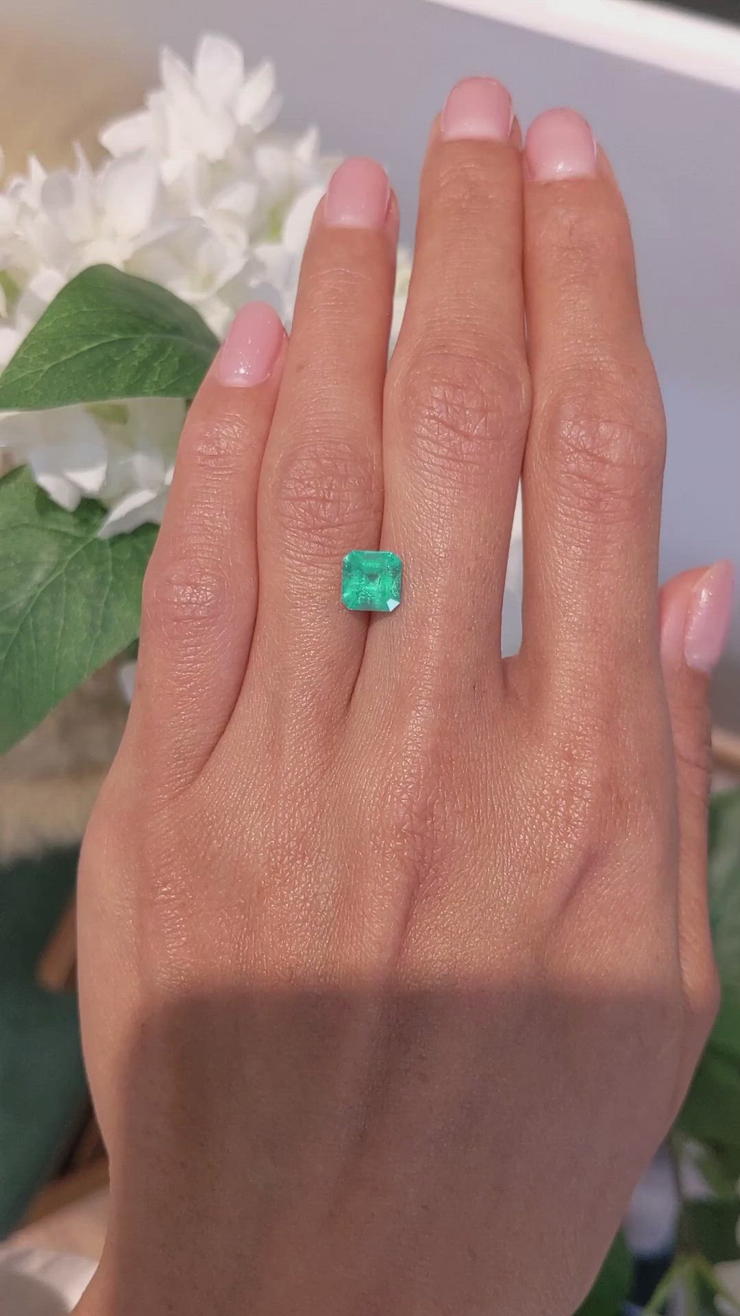 1.44 Ct. Emerald from Colombia Size Video