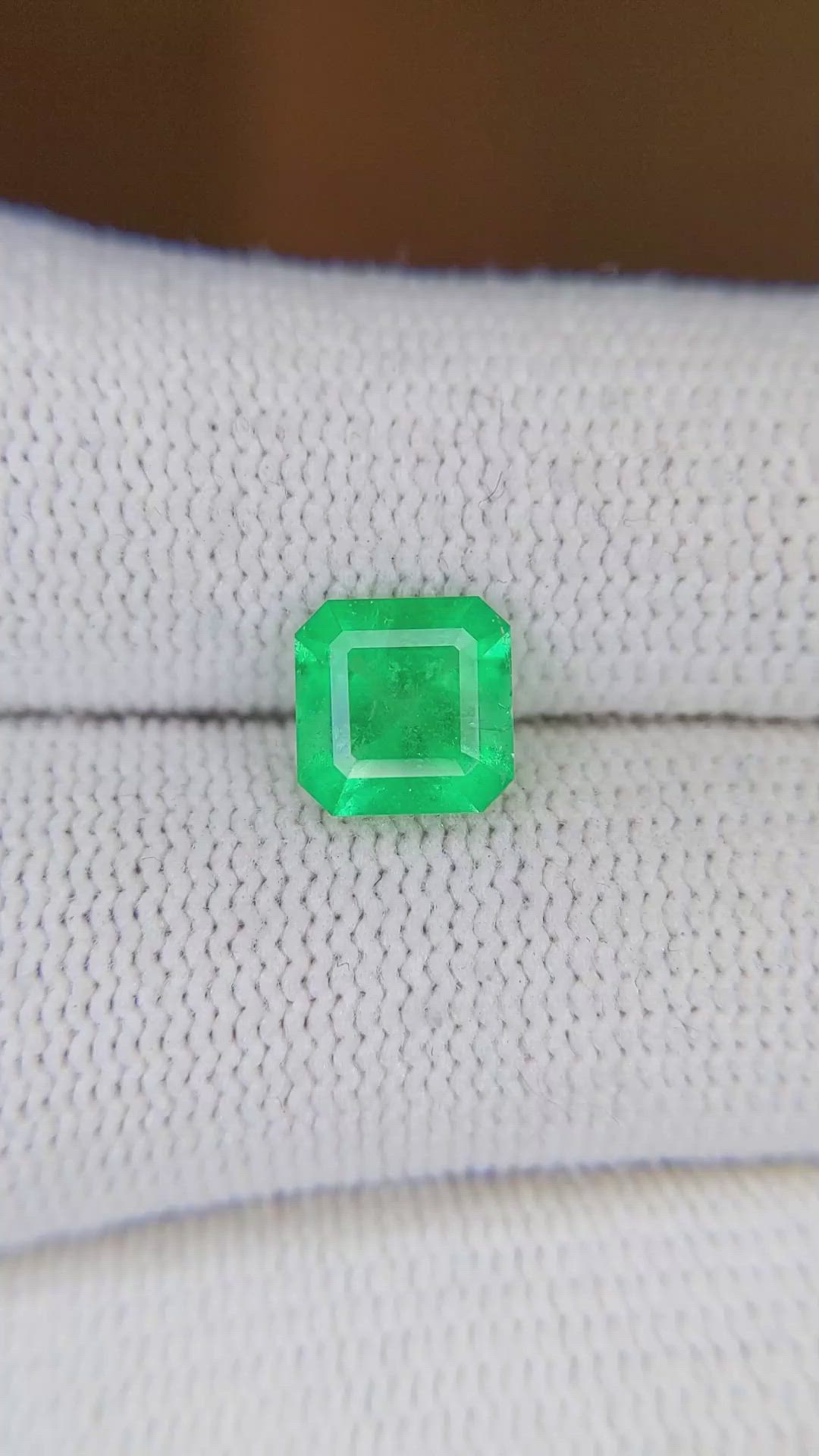 1.44 Ct. Emerald from Colombia Size Video