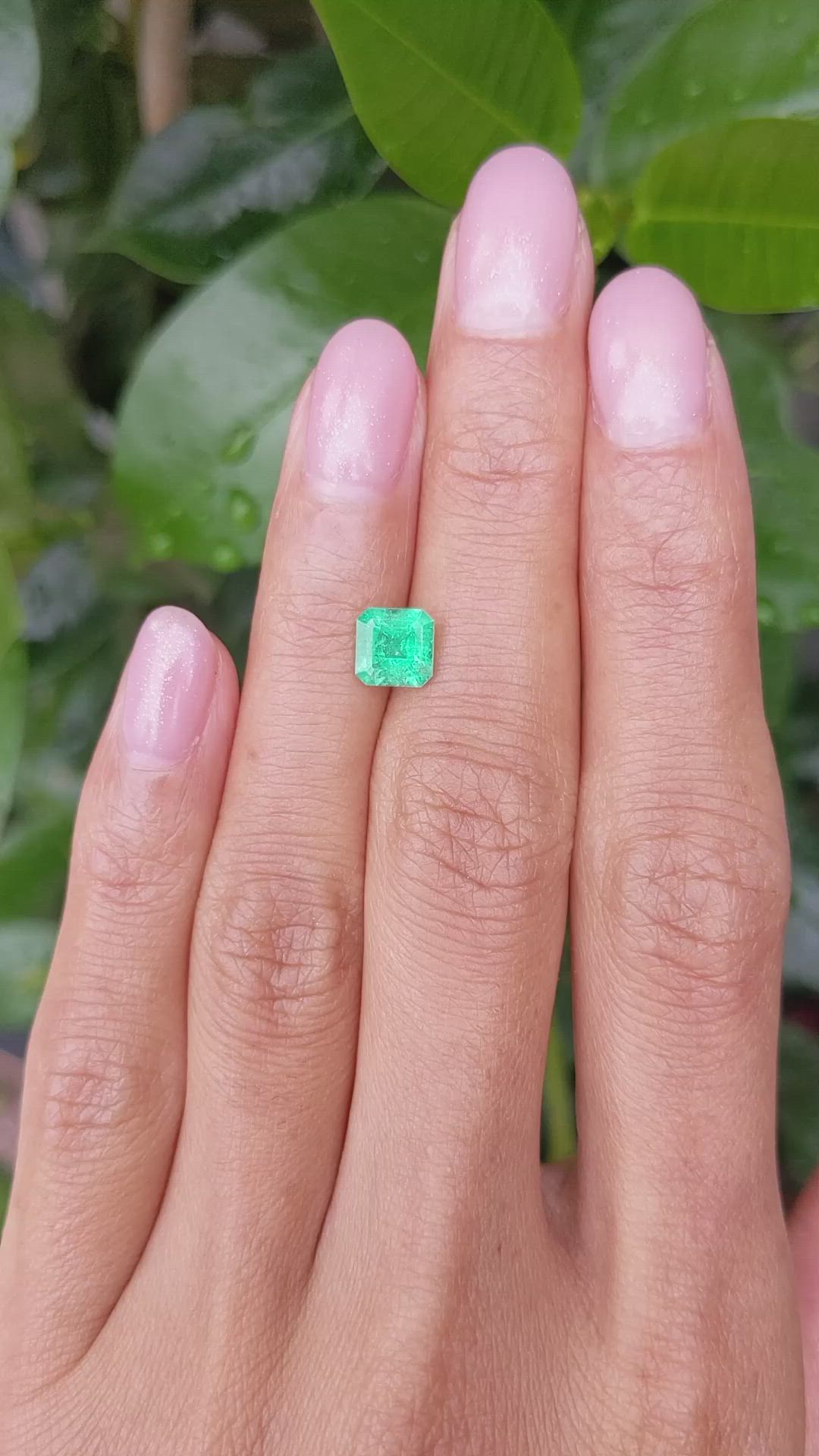 1.05 Ct. Emerald from Colombia Size Video
