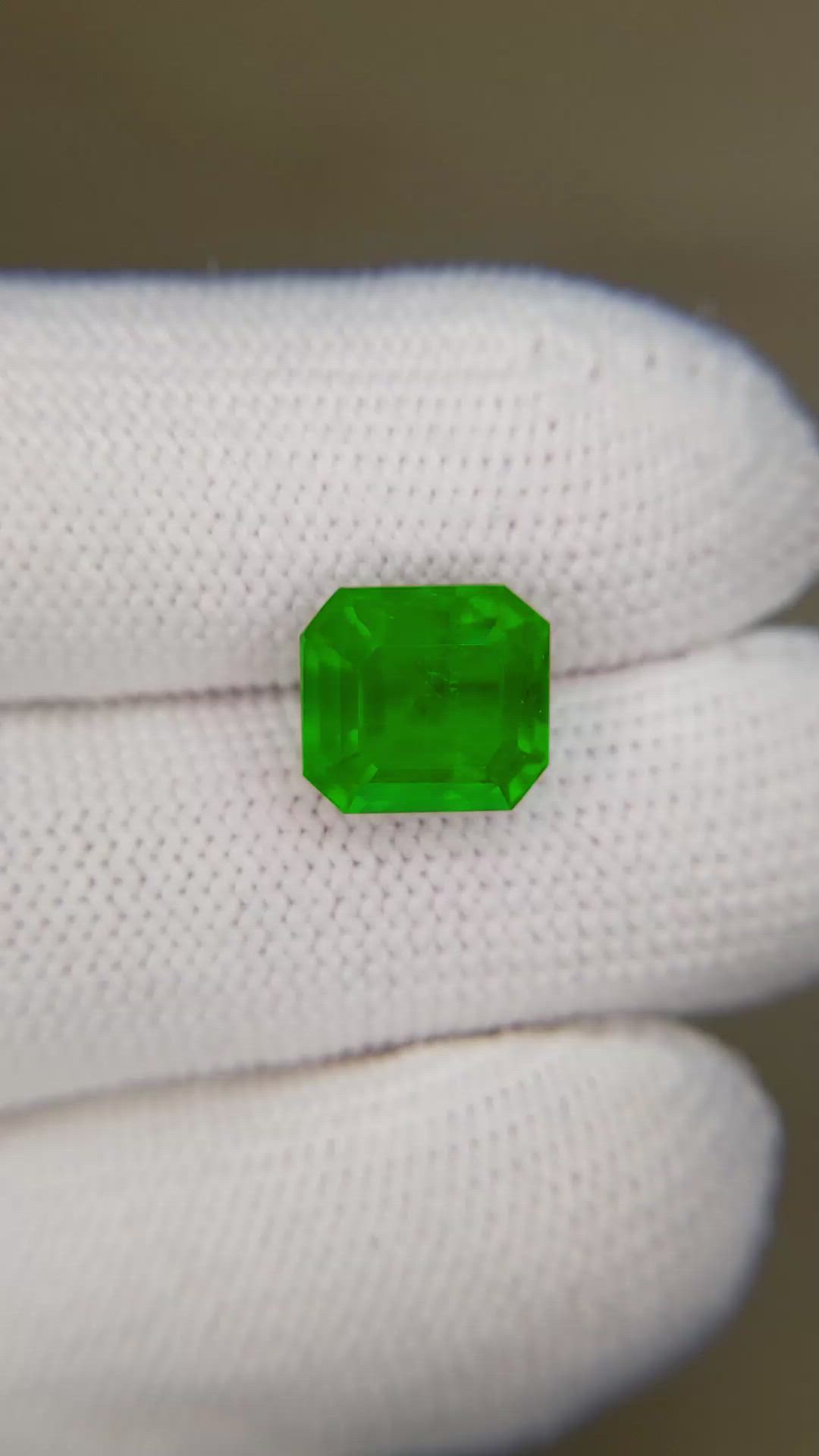 3.69 Ct. Emerald from Zambia Size Video