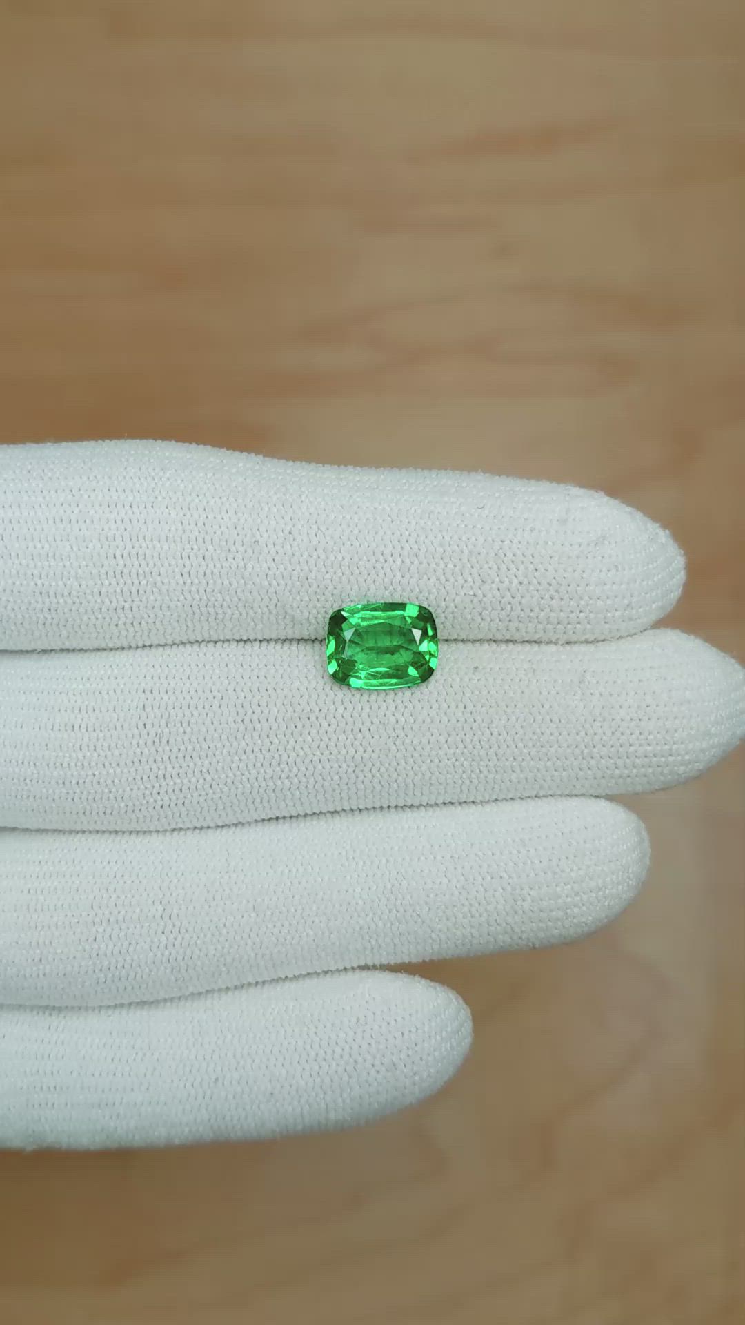 2.11 Ct. Emerald from Colombia Size Video