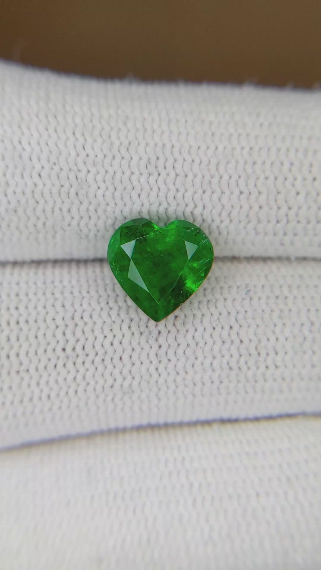 2.36 Ct. Emerald from Zambia Size Video