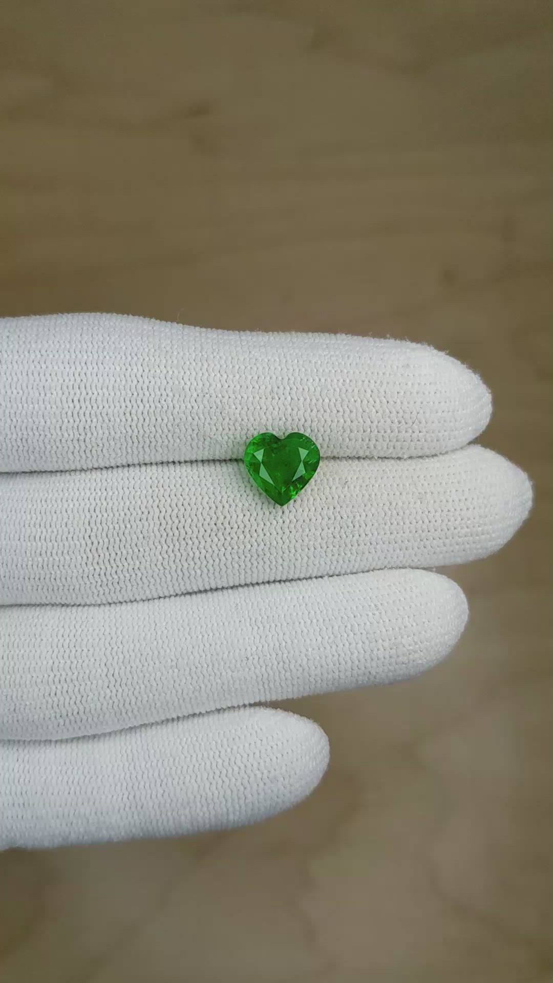 2.36 Ct. Emerald from Zambia Size Video