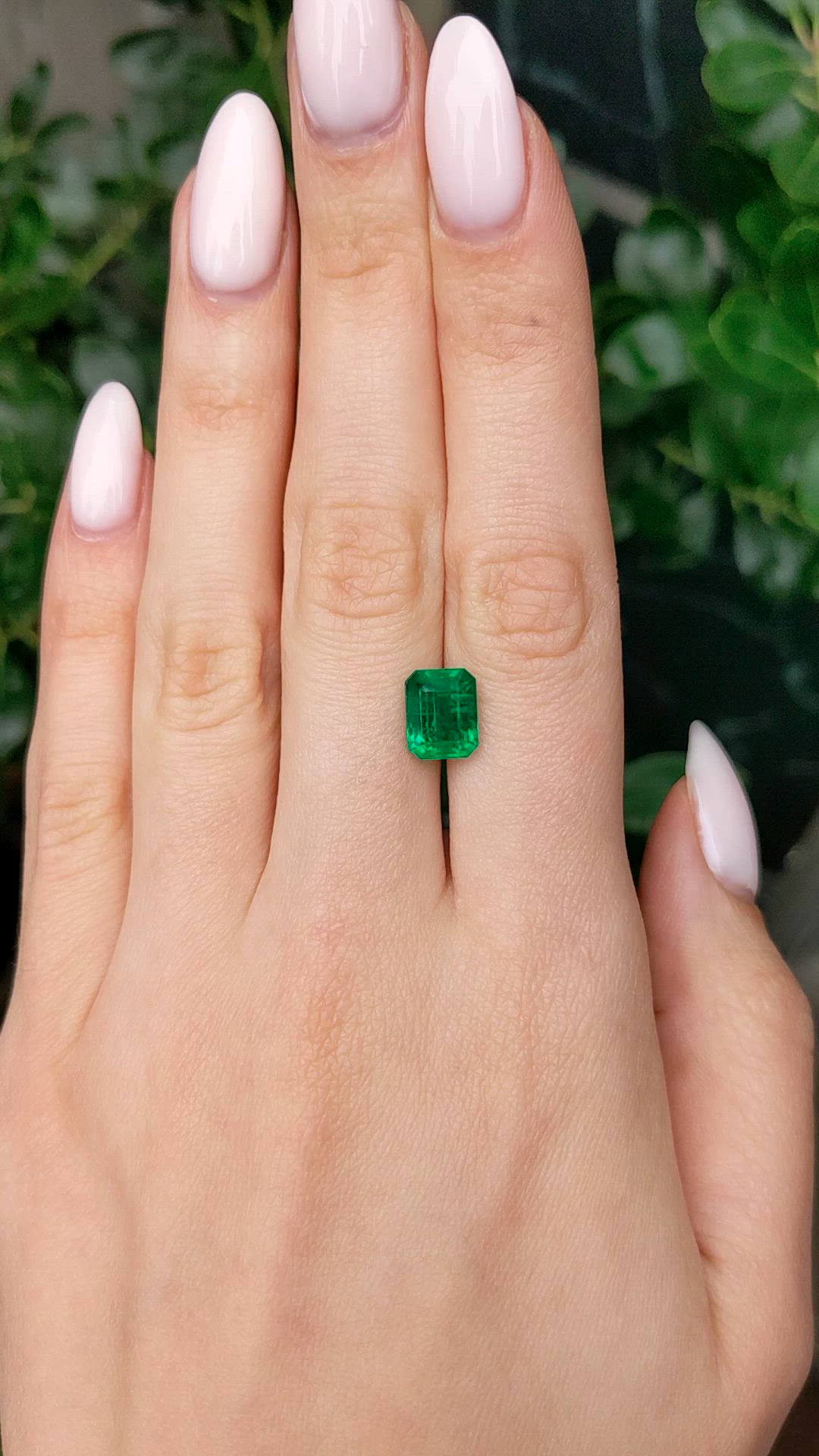 3.03 Ct. Emerald from Zambia Size Video