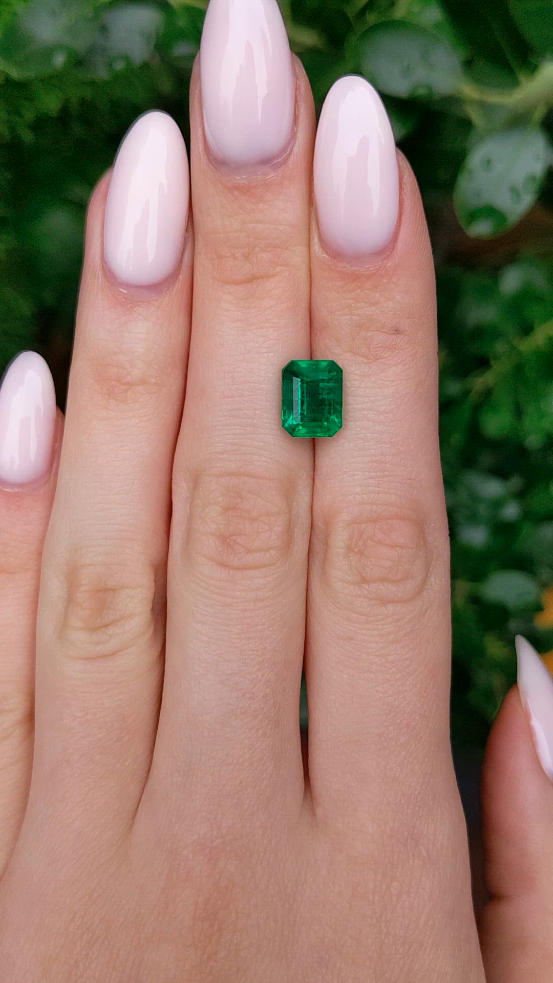 3.03 Ct. Emerald from Zambia Size Video