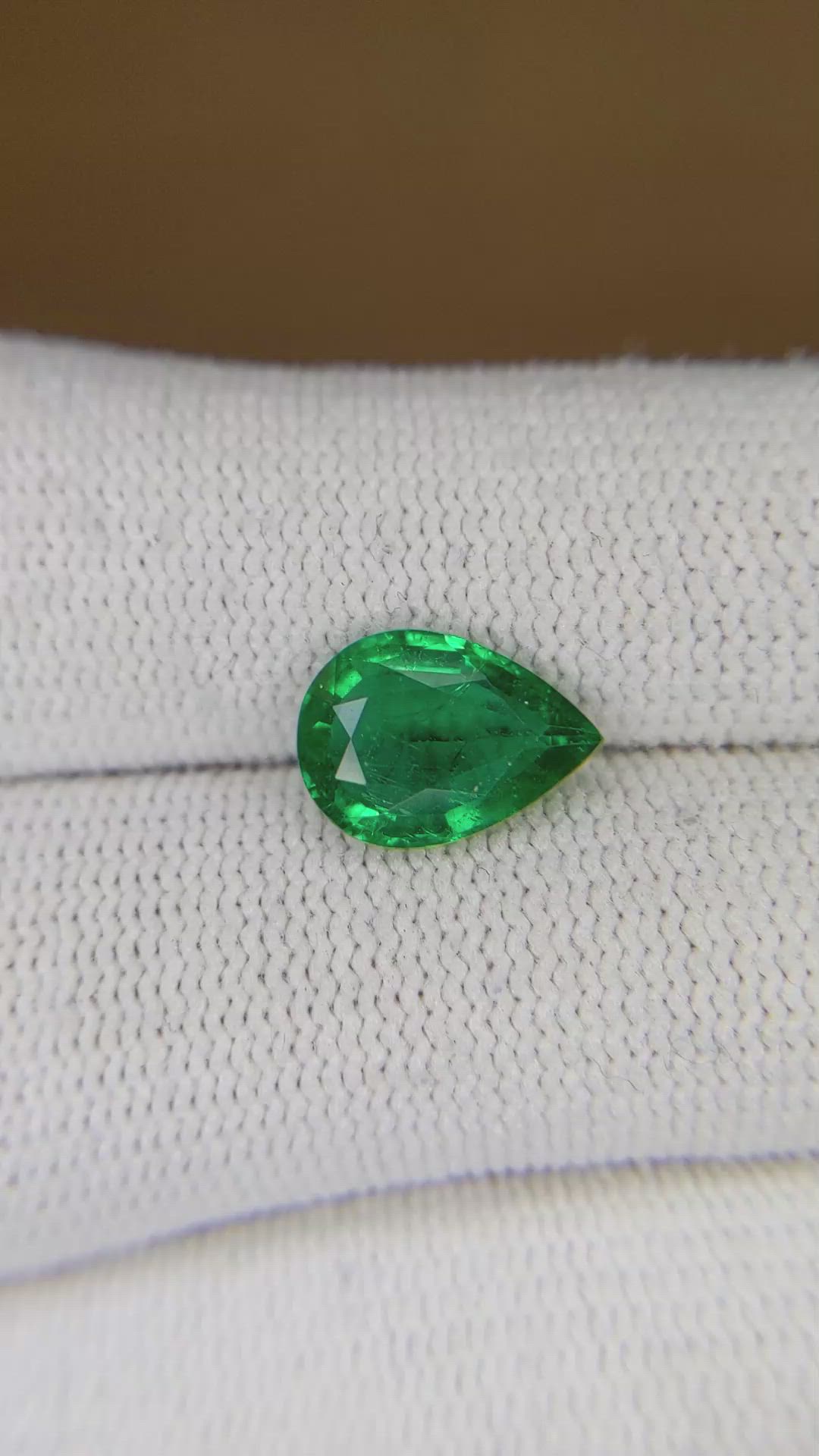2.03 Ct. Emerald from Zambia Size Video