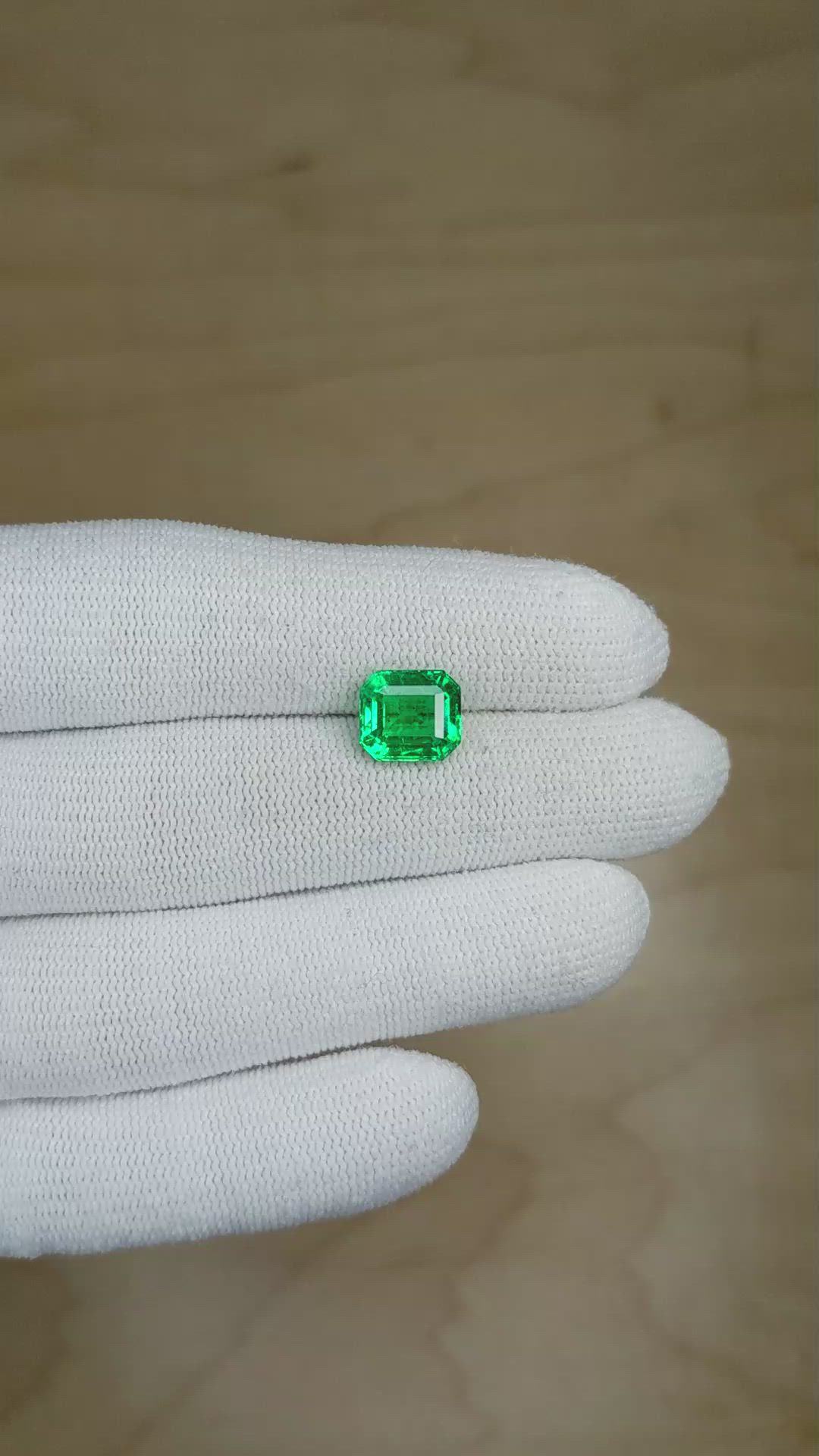 2.67 Ct. Emerald from Zambia Size Video