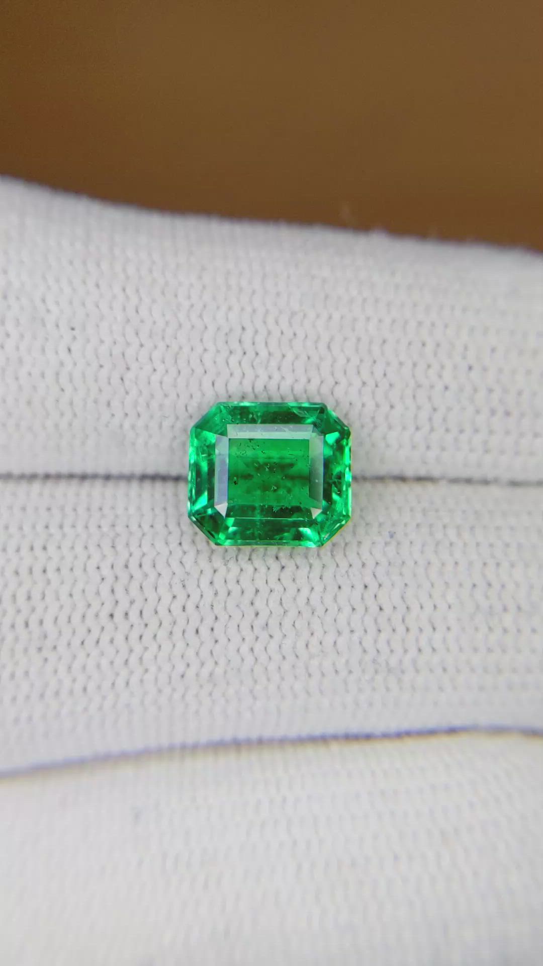 2.67 Ct. Emerald from Zambia Size Video