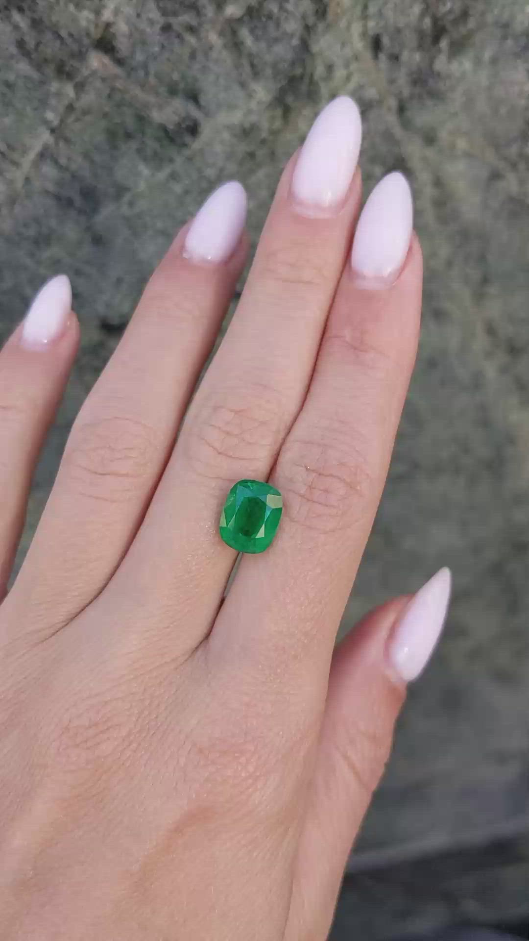 3.75 Ct. Emerald from Zambia Size Video