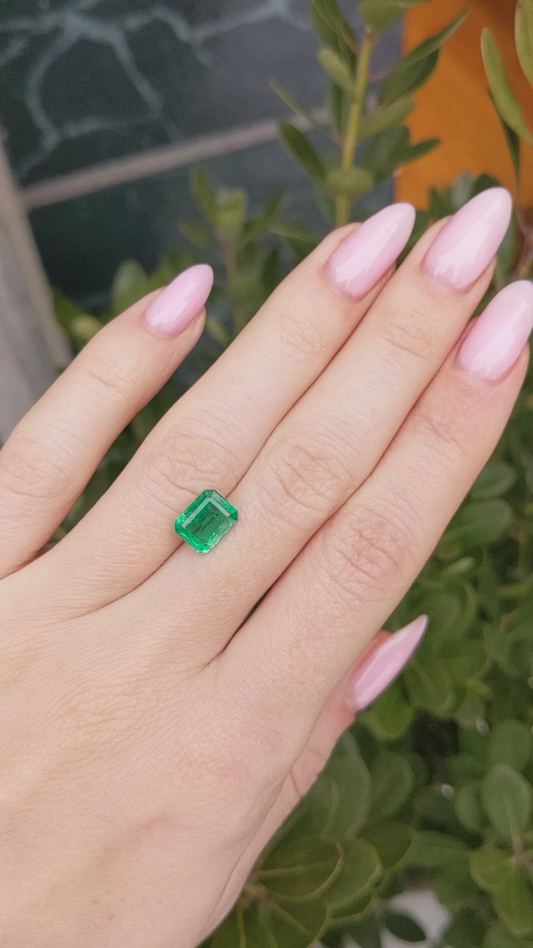 2.14 Ct. Emerald from Zambia Size Video