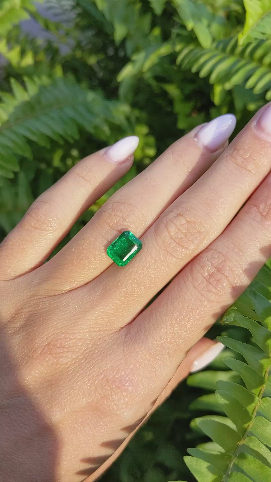 2.25 Ct. Emerald from Zambia Size Video