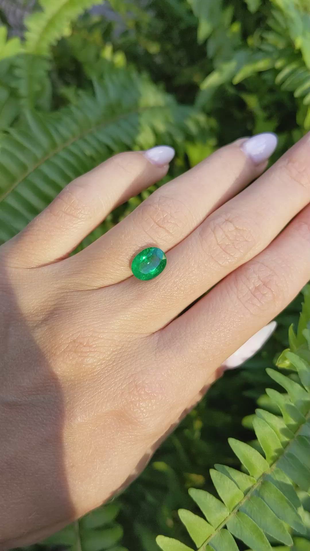2.28 Ct. Emerald from Zambia Size Video