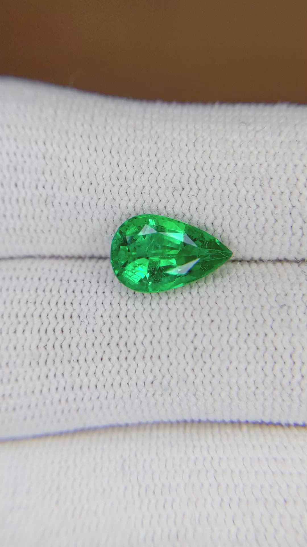 2.20 Ct. Emerald from Zambia Size Video