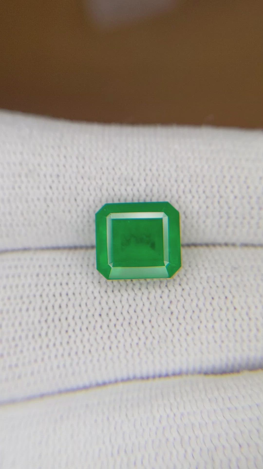 3.58 Ct. Emerald from Zambia Size Video
