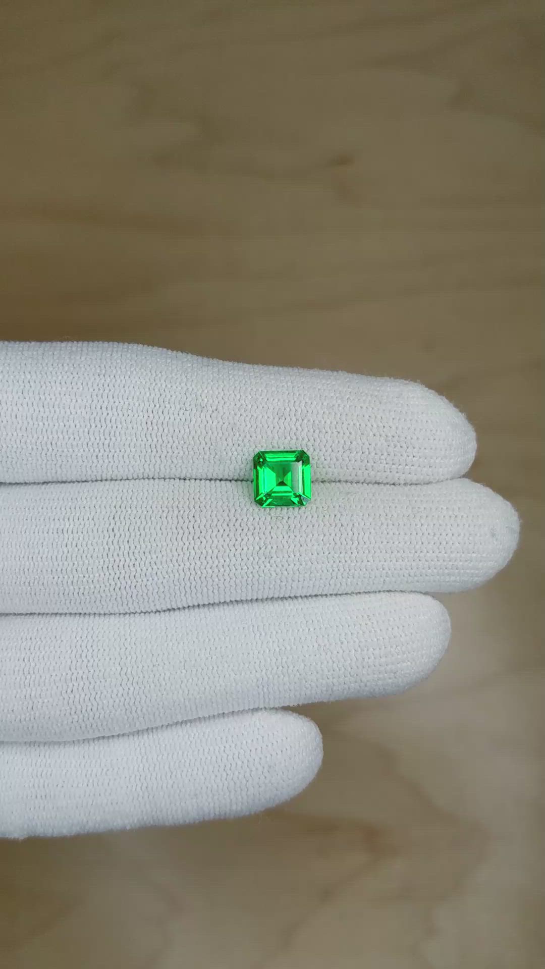 1.31 Ct. Emerald from Colombia Size Video